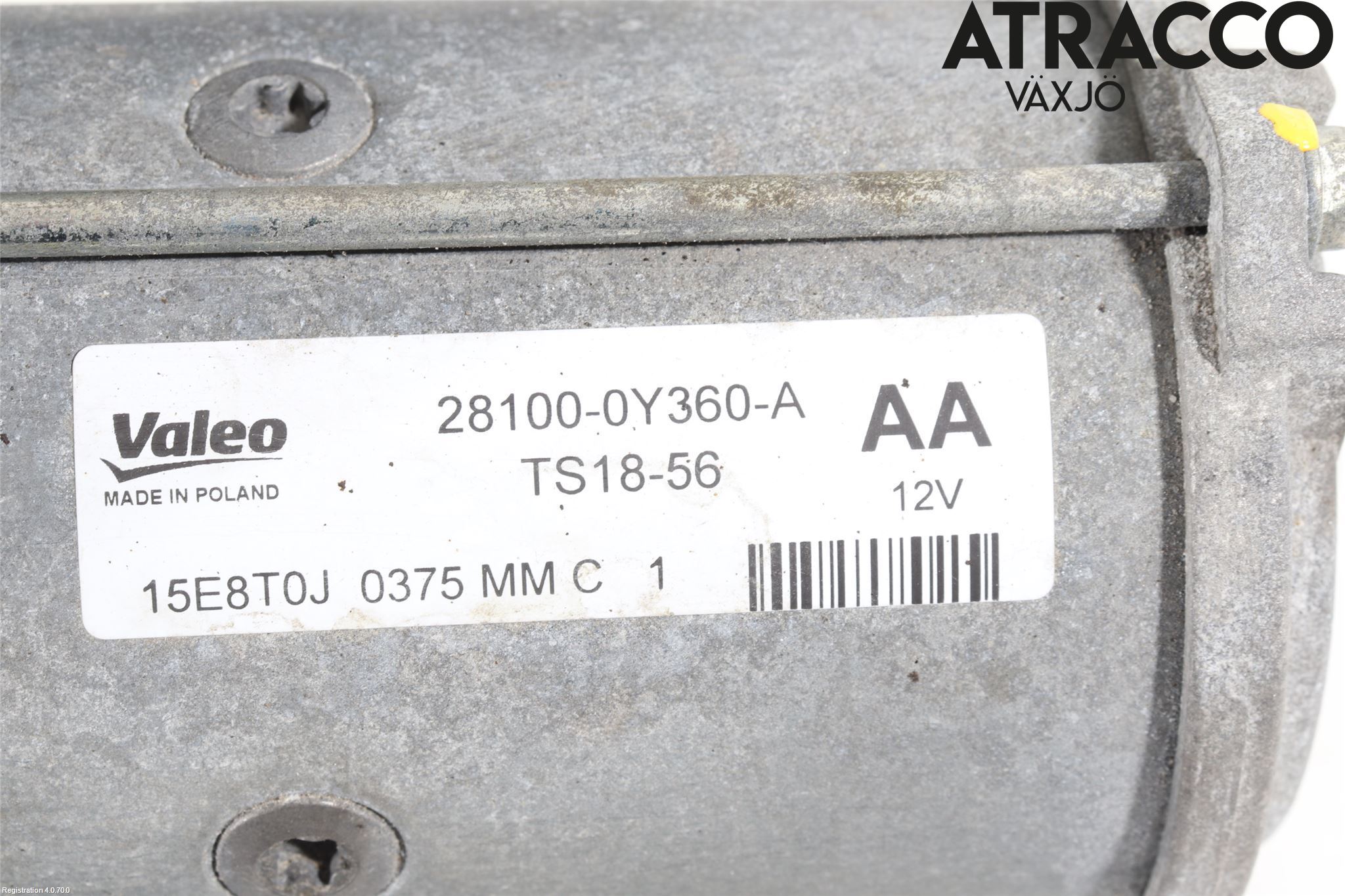 Toyota C-HR 16-23 Startmotor