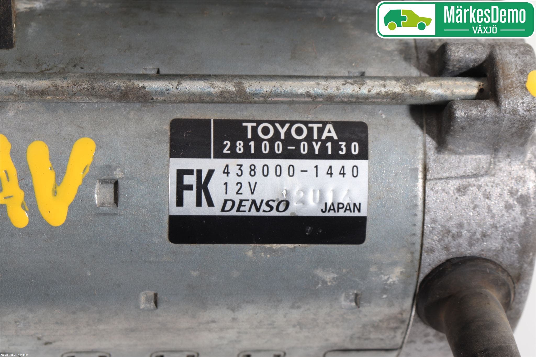 Toyota YARIS XP130 15-20 Startmotor