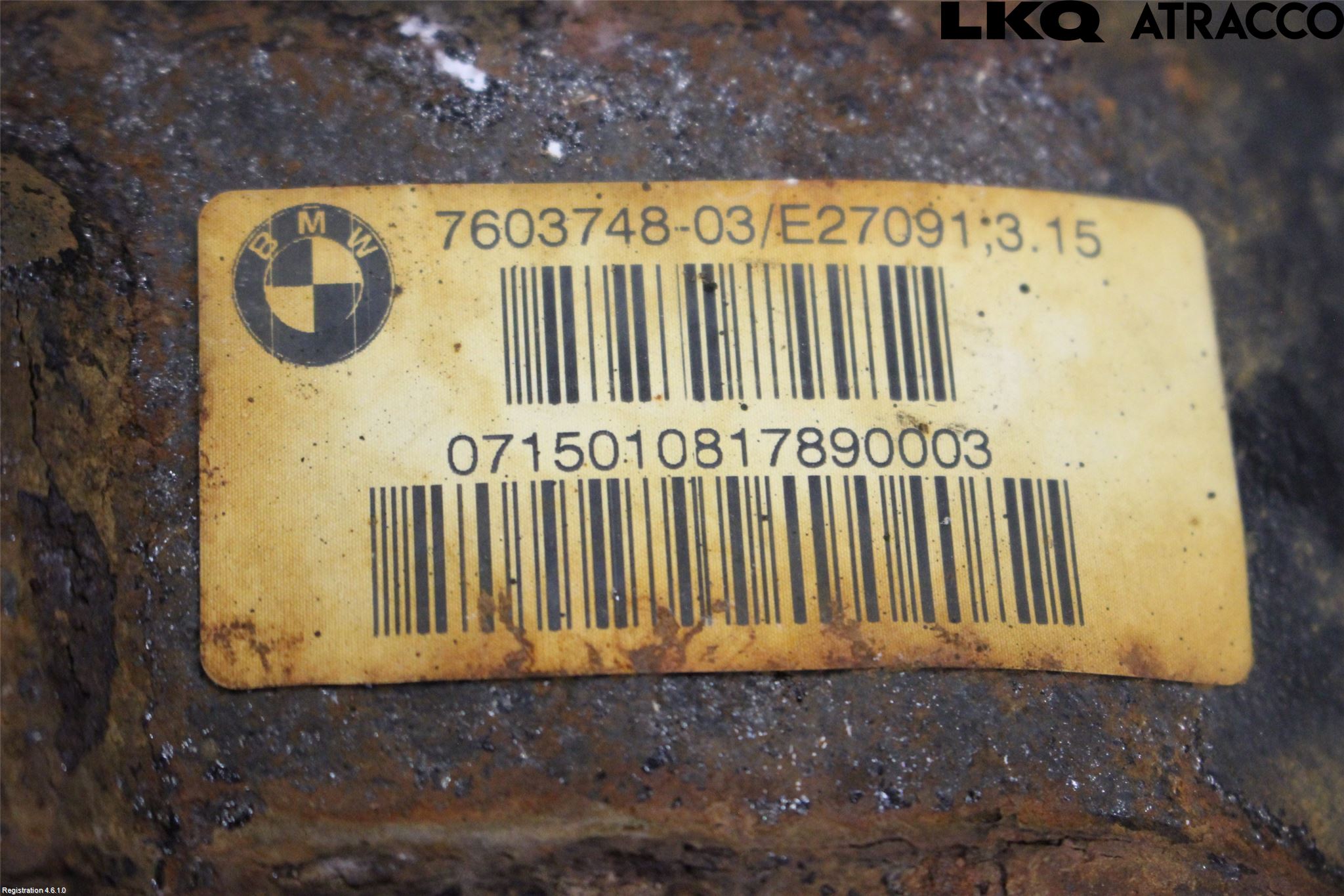 BMW 1 F20/F21 11-19 Bakväxel-Diff