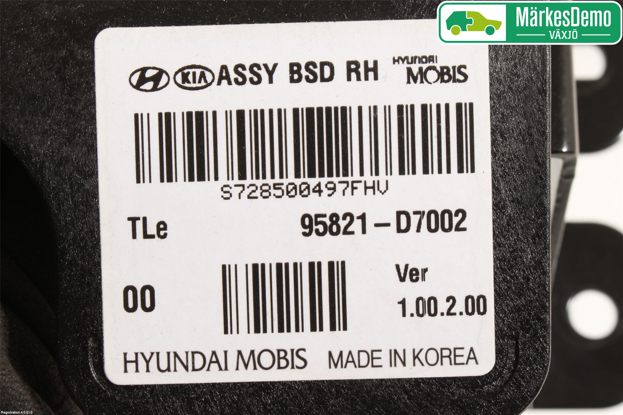 Hyundai TUCSON 05- Sensor Aktivt Kollisionsskydd