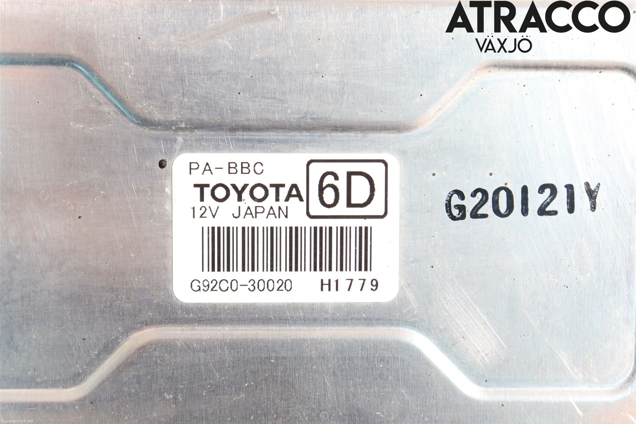 Toyota HILUX 16- Styrenhet Övrigt