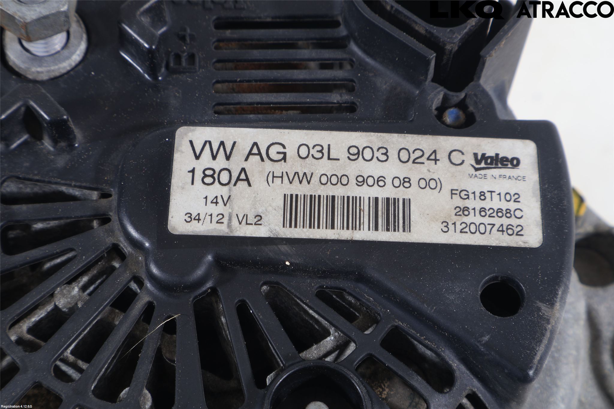 Volkswagen VW CRAFTER 06-16 Generator