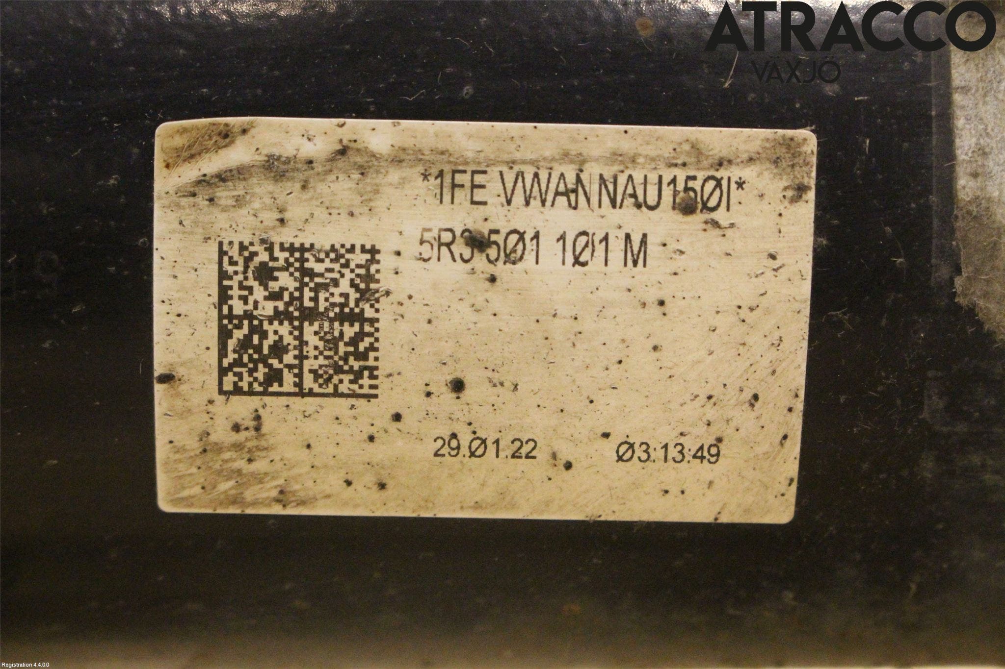 Volkswagen VW CADDY 21- Bakaxelbalk