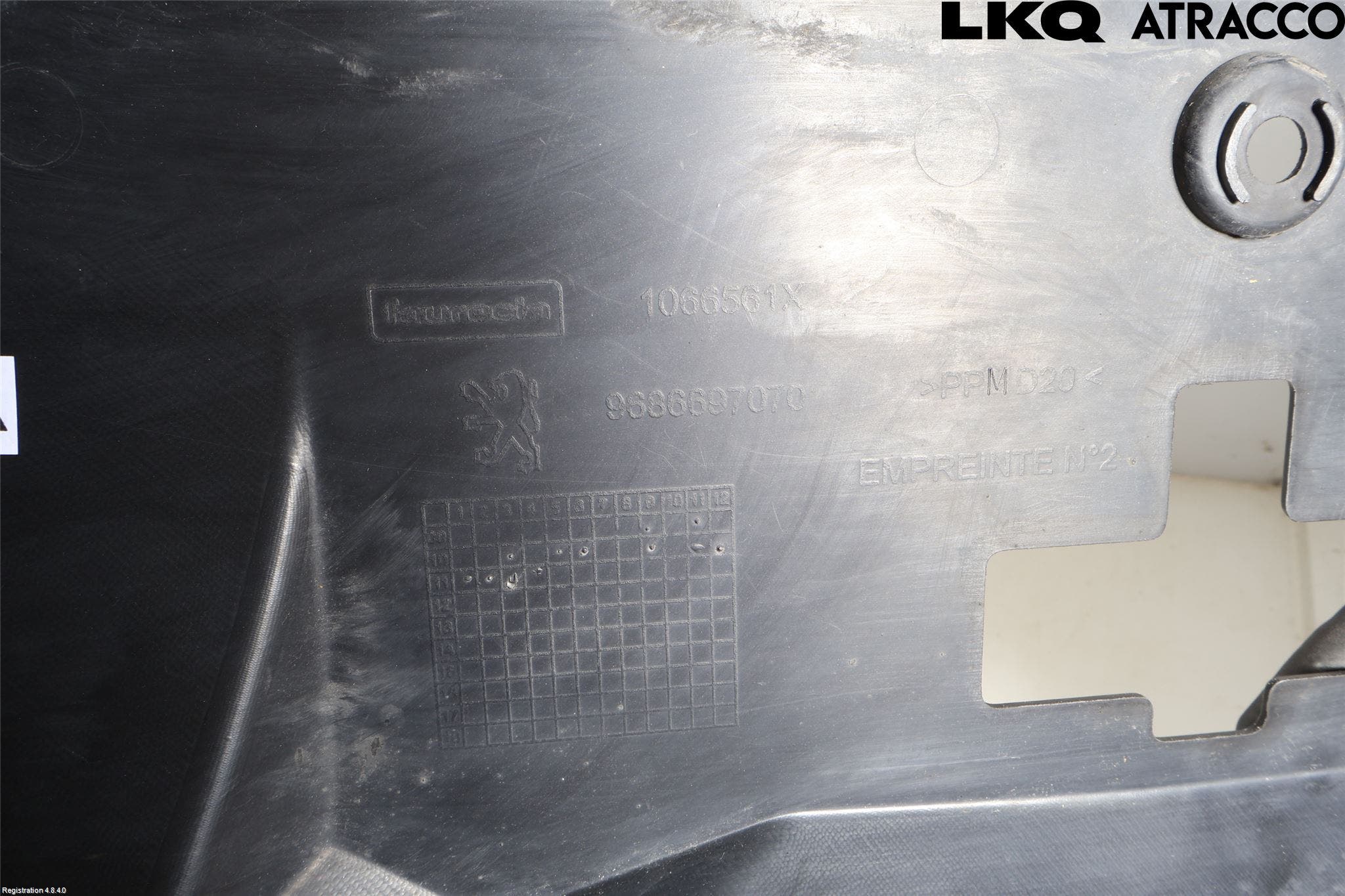 Peugeot 508 11-18 Täckplast Front