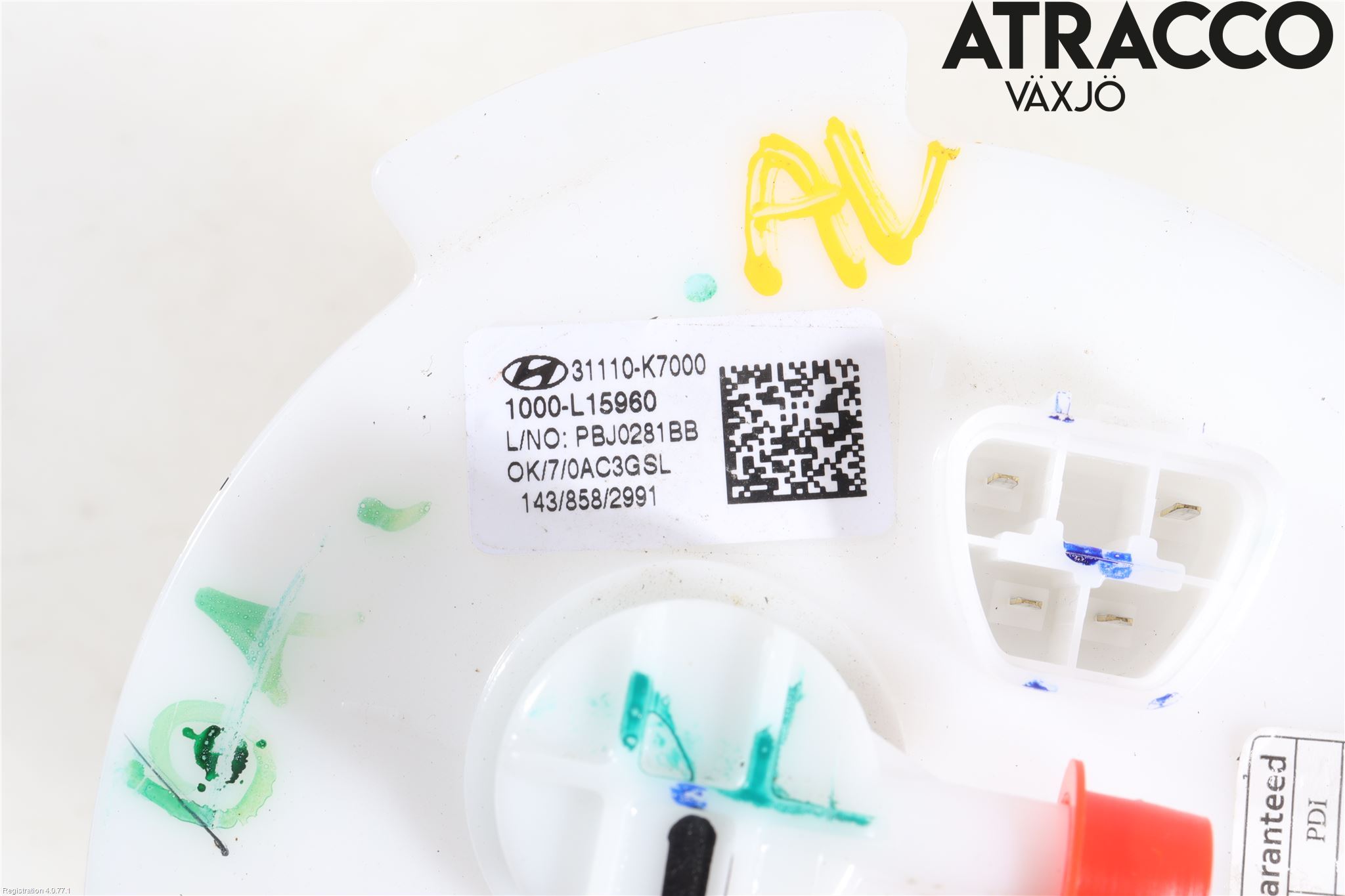 Hyundai i10 LA 20- Bränslepump El