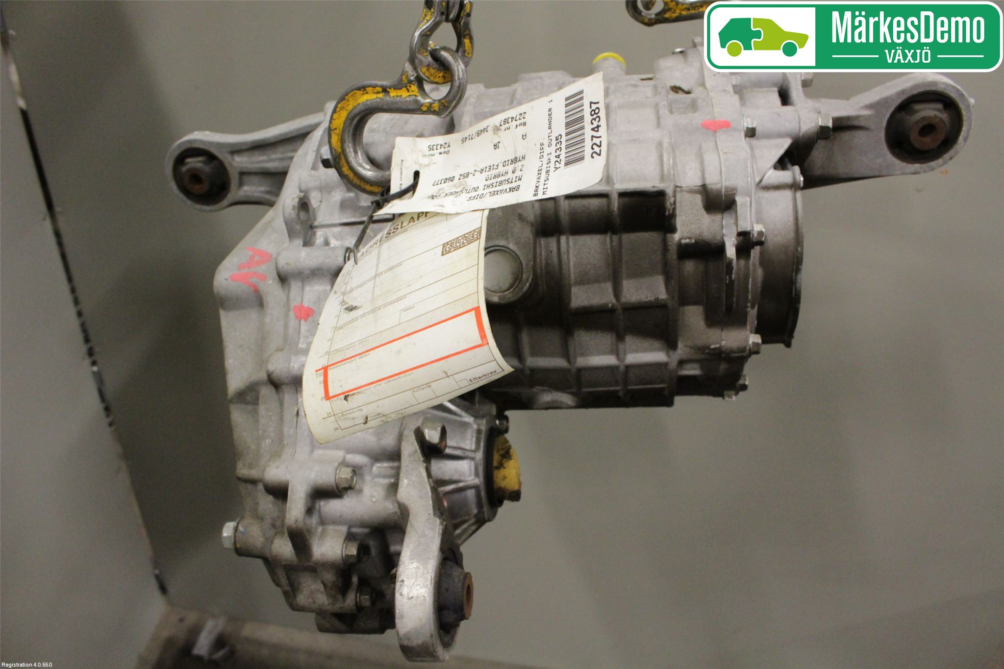 Mitsubishi OUTLANDER 13-21 Bakväxel-Diff