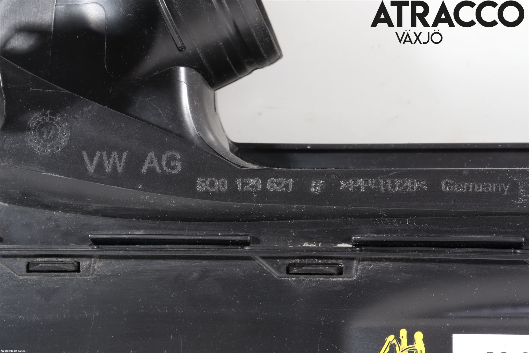 Volkswagen VW GOLF / E-GOLF VII 13-20 Förg-Bälg-Rör Mot Luftr