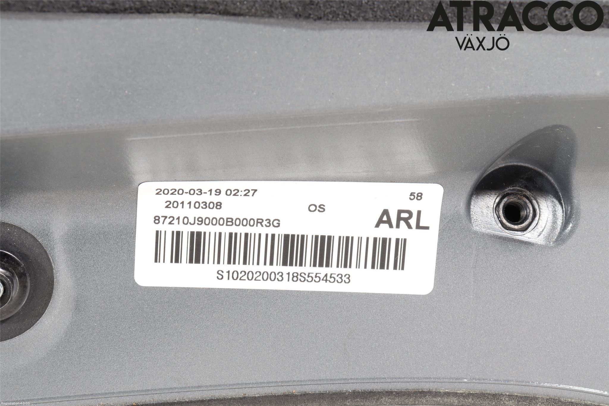 Hyundai KONA/ELECTRIC OS 18-23 Spoiler Baklucka