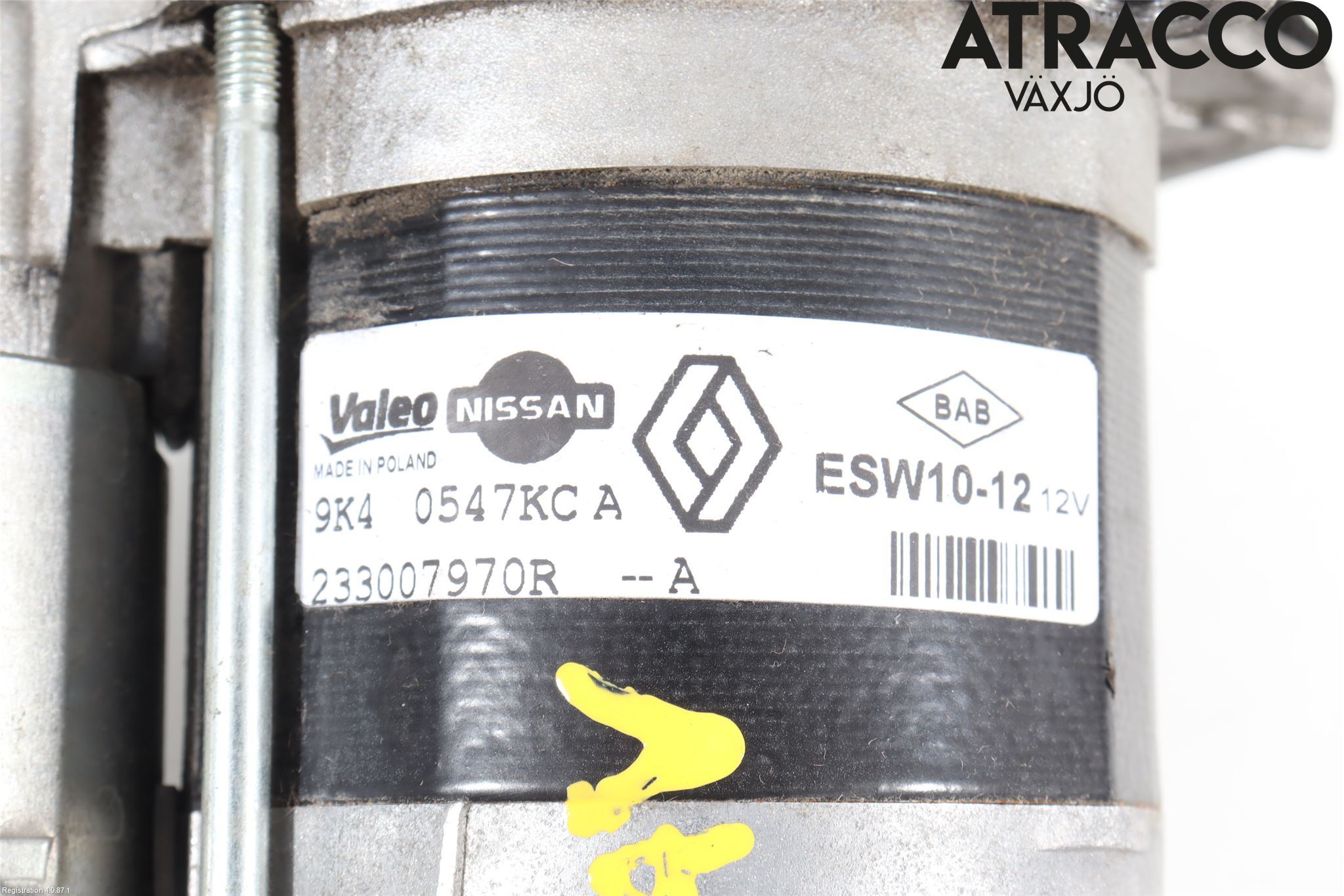 Renault MEGANE III 09-15 Startmotor