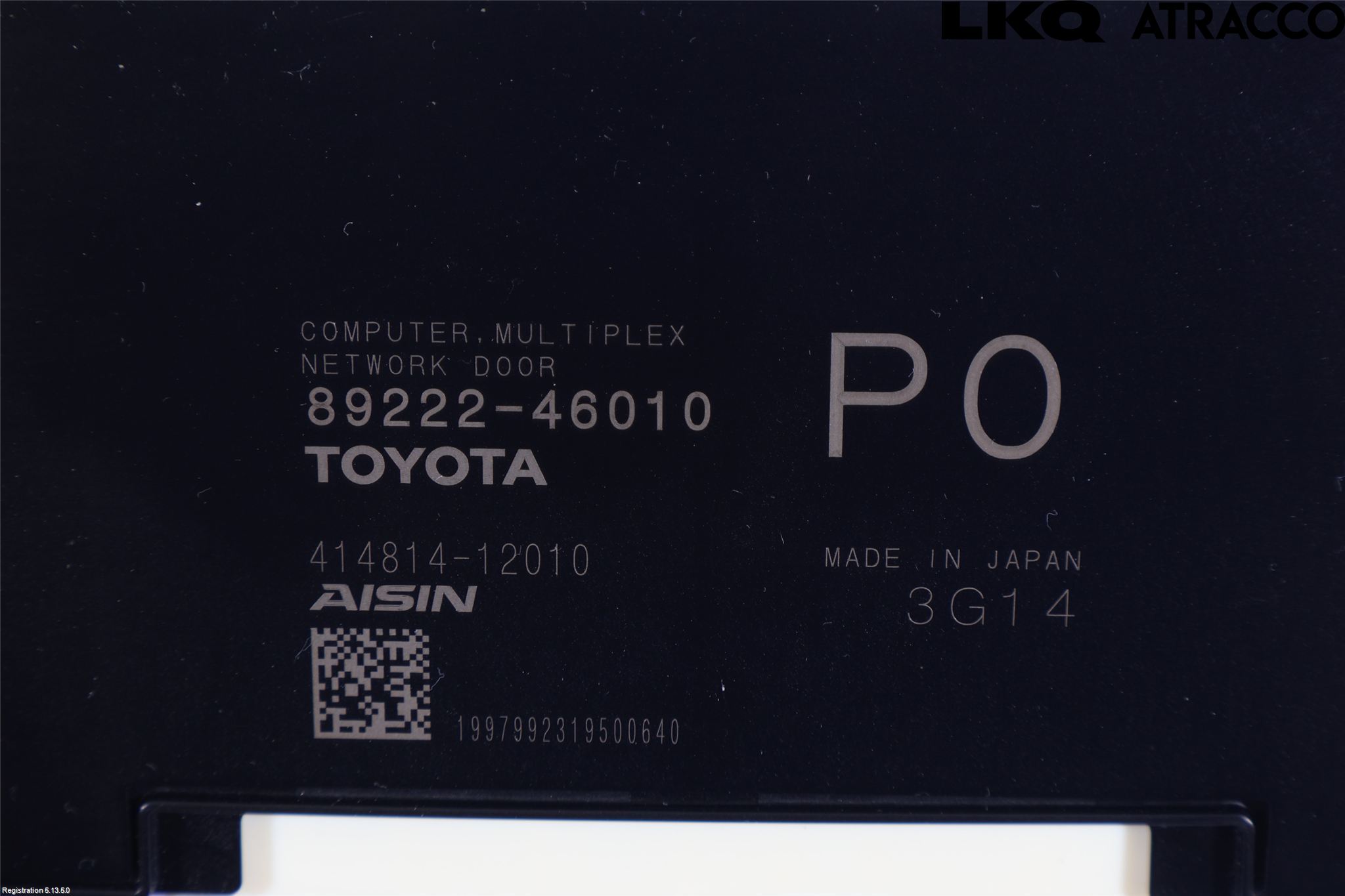 Lexus RZ 23- Styrenhet Centrallås