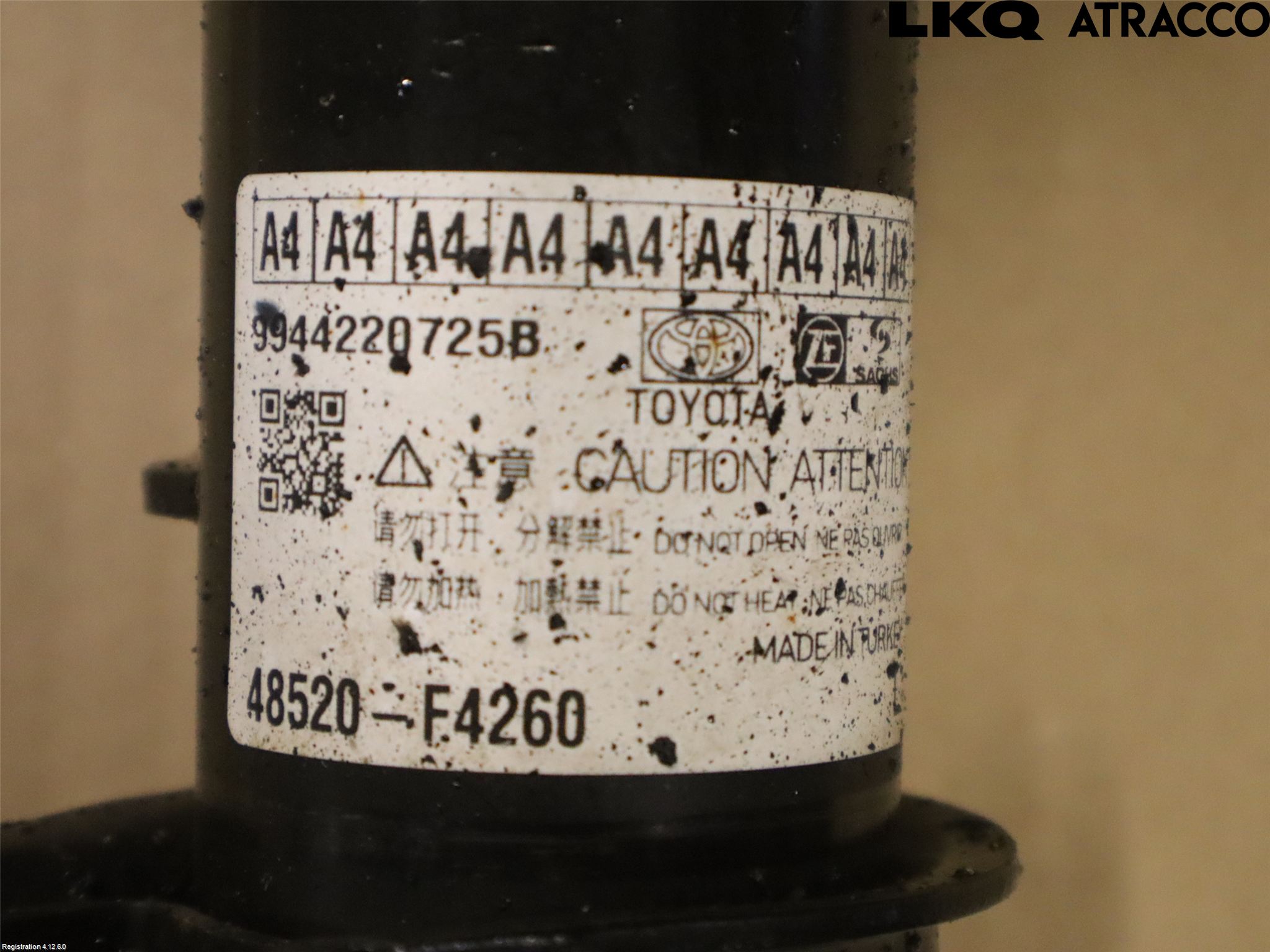 Toyota C-HR 24- Fjäderben Fram Vänster