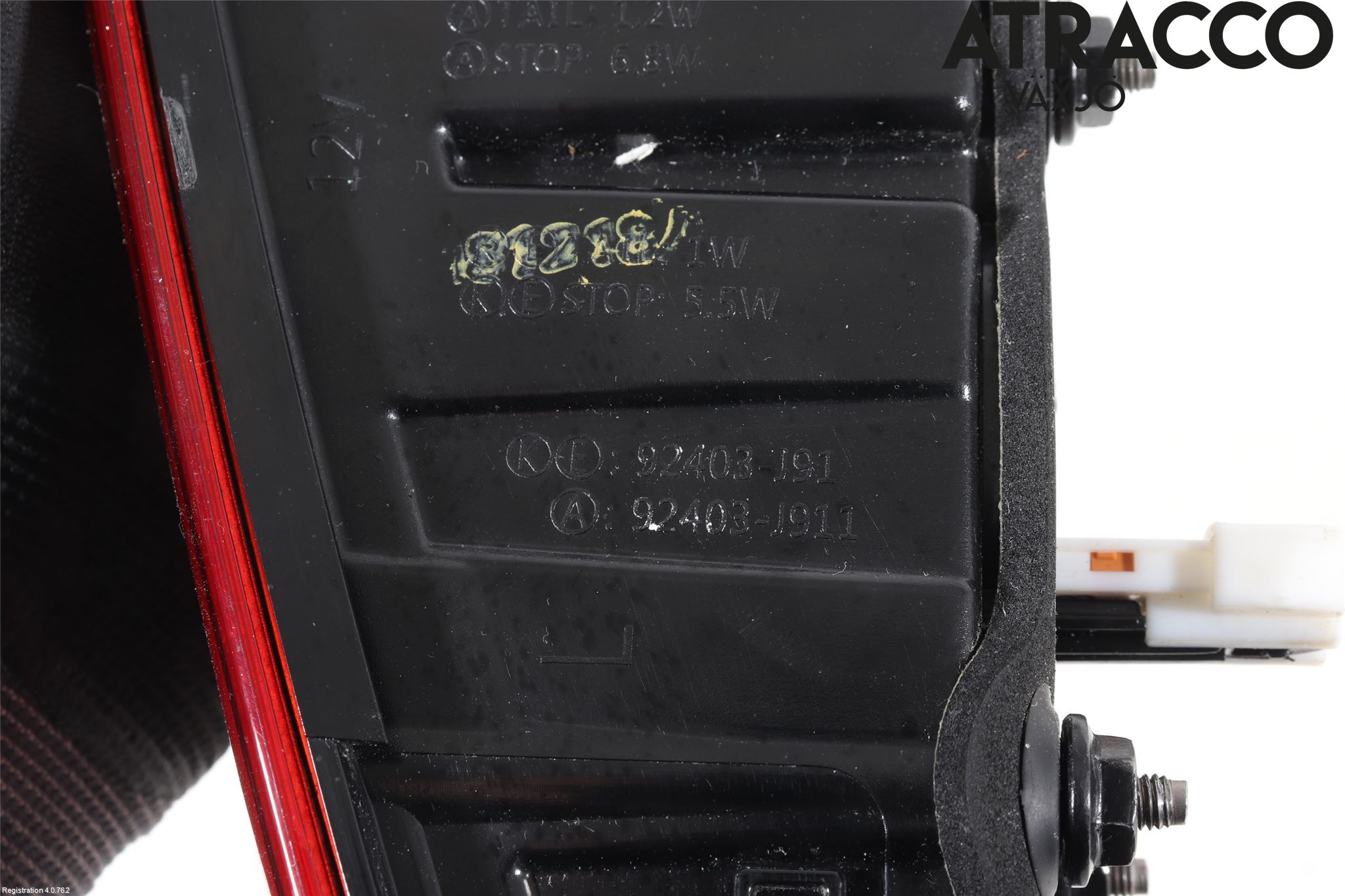 Hyundai KONA/ELECTRIC OS 18-23 Bakljus Lucka Vä