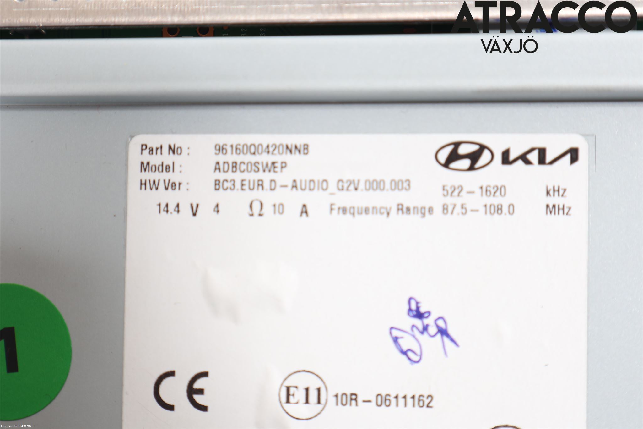 Hyundai BAYON BC3 21- Cd Radio - Multimediapanel