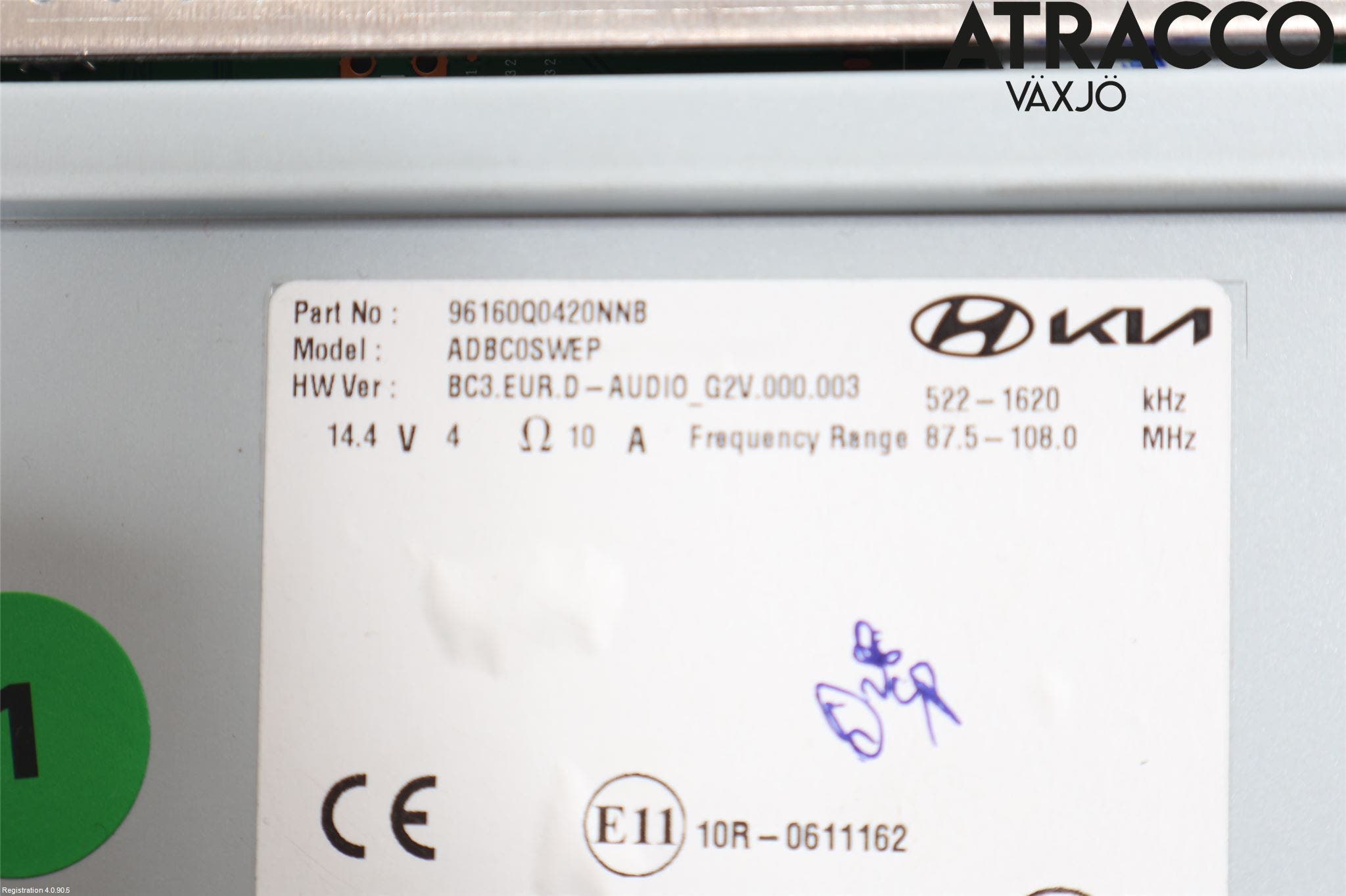 Hyundai BAYON BC3 21- Cd Radio - Multimediapanel