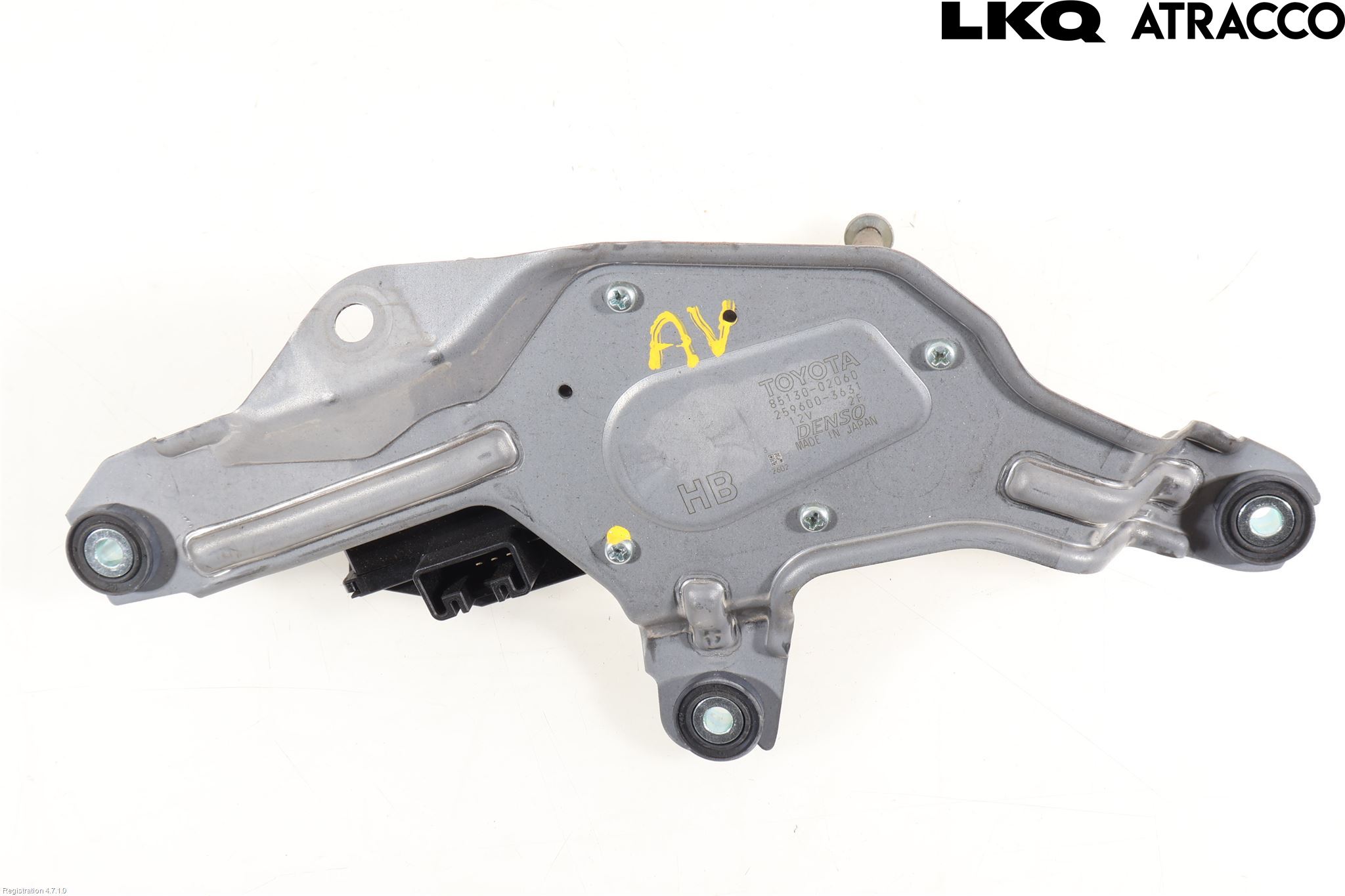 Toyota COROLLA 19- Torkarmotor Baklucka