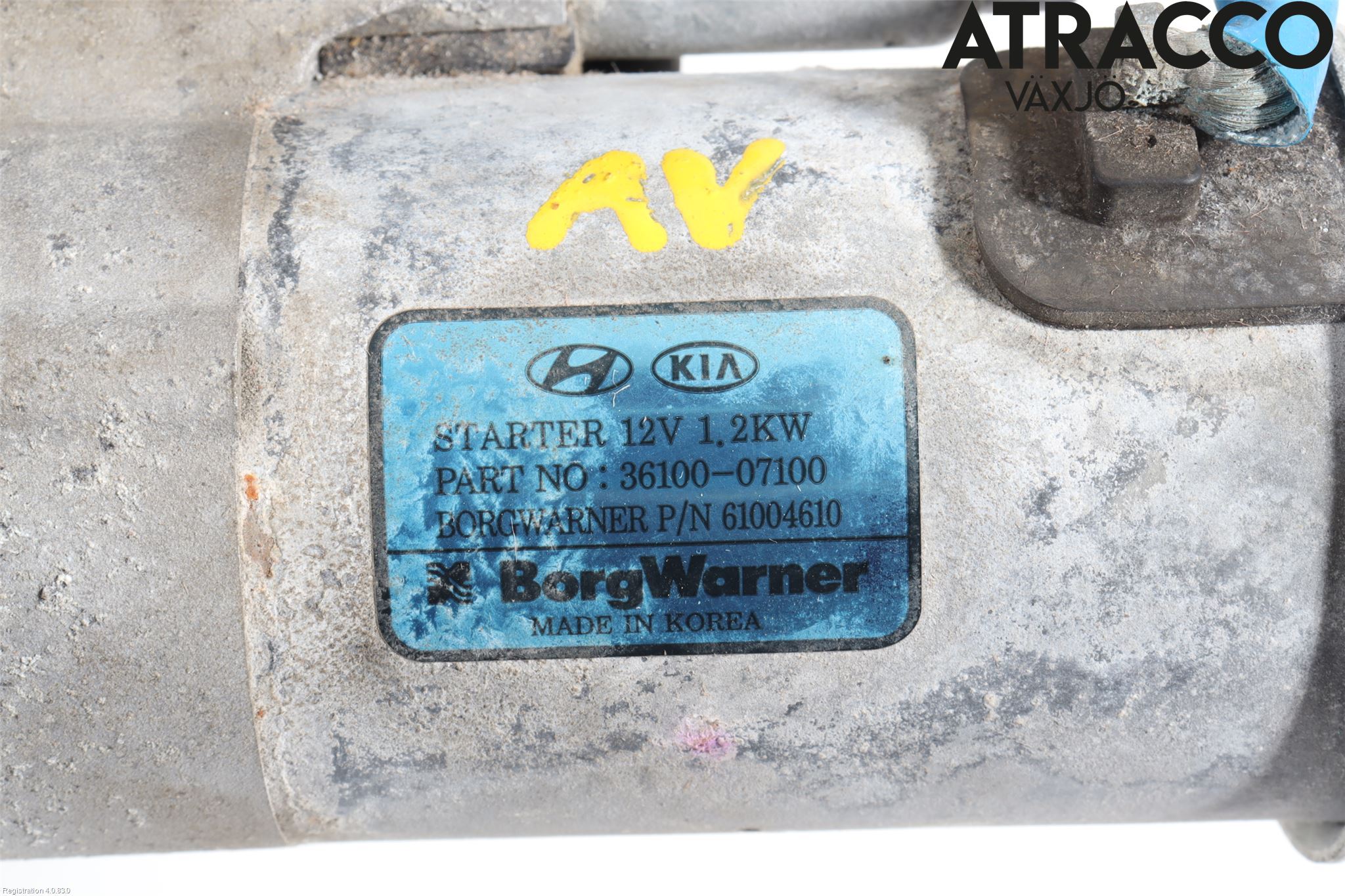 Hyundai i10 LA 20- Startmotor