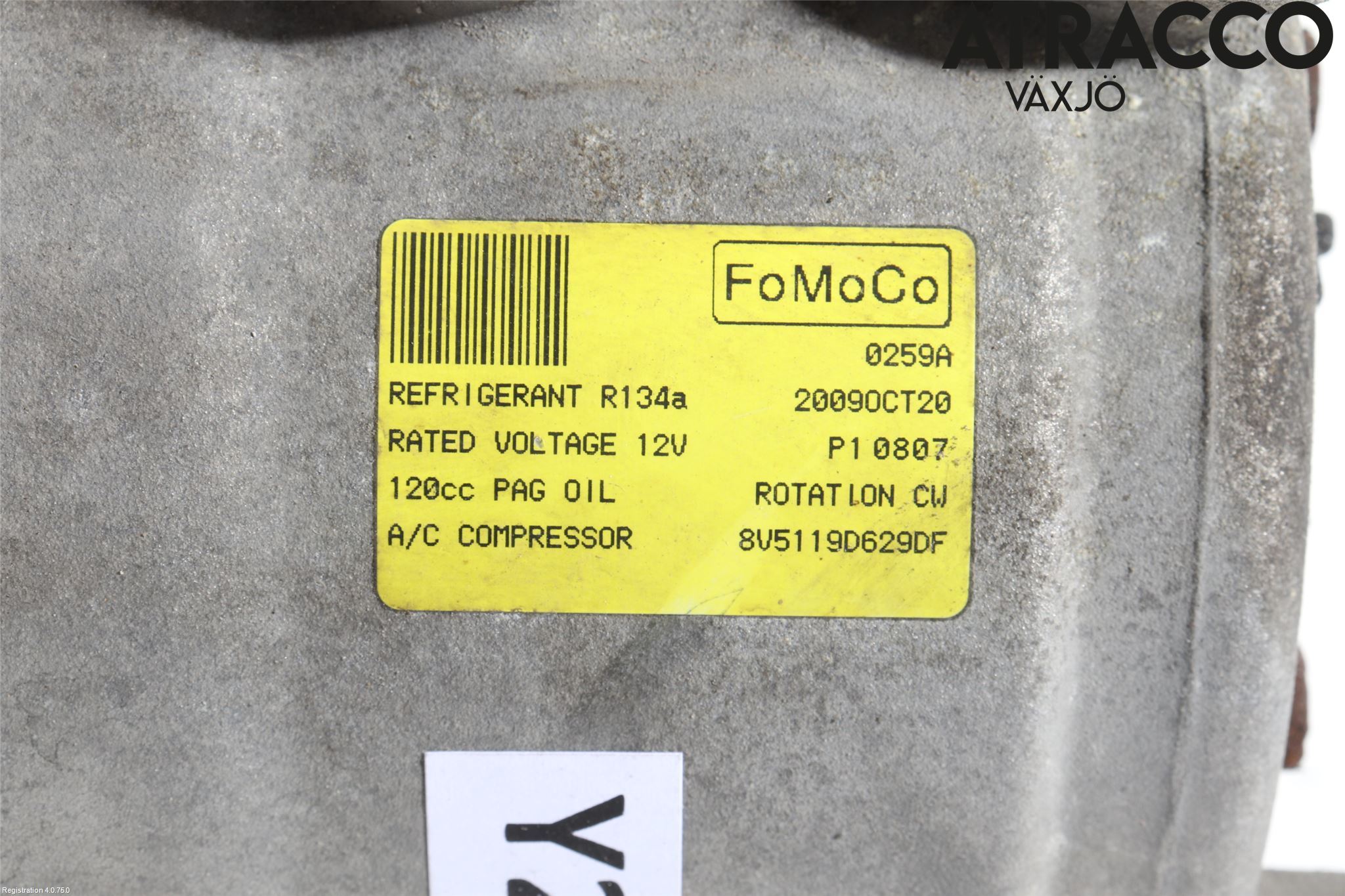 Ford FIESTA 09-12 Ac Kompressor