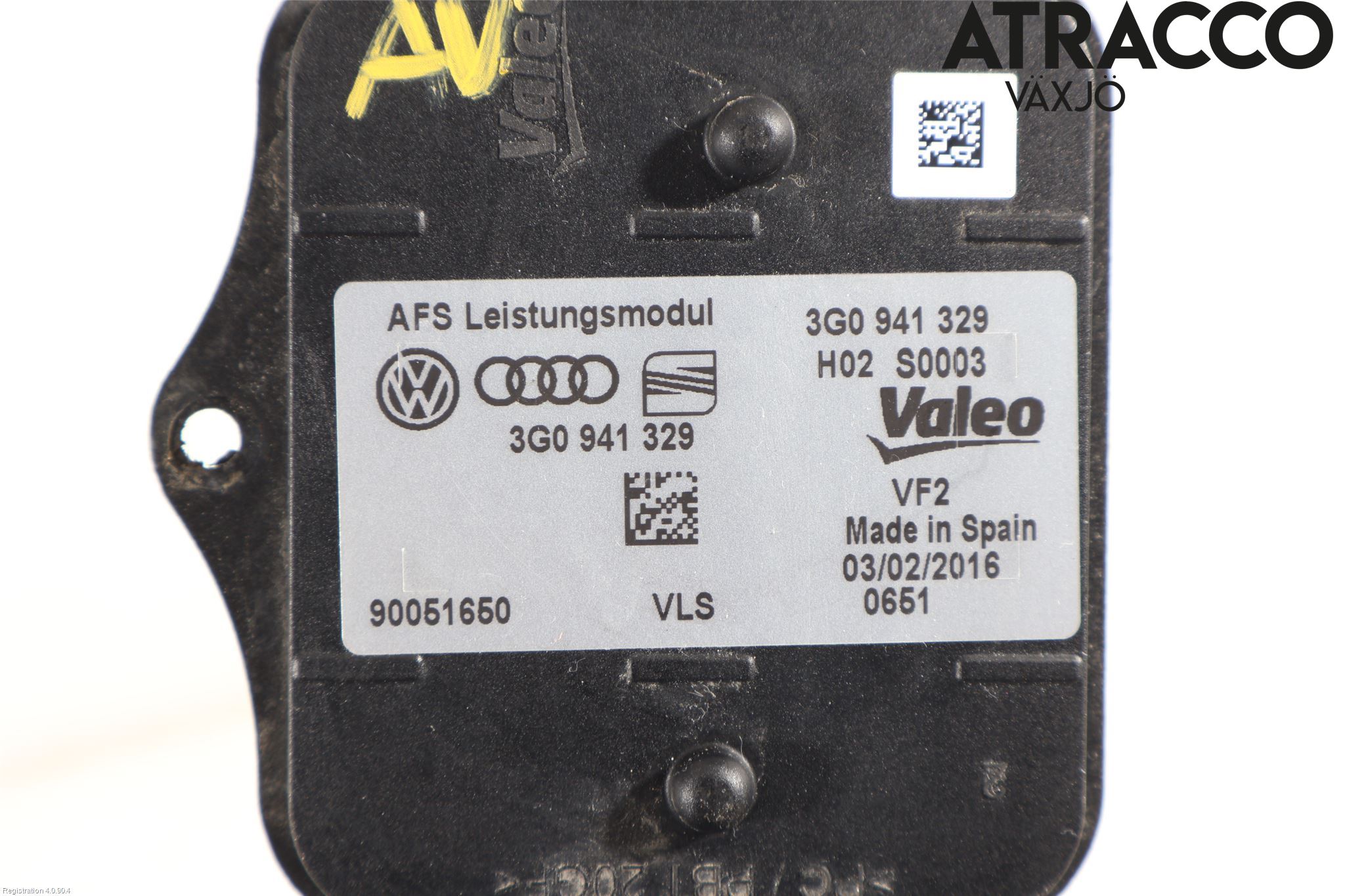 Volkswagen VW PASSAT 15-19 Styrenhet Strålkastare