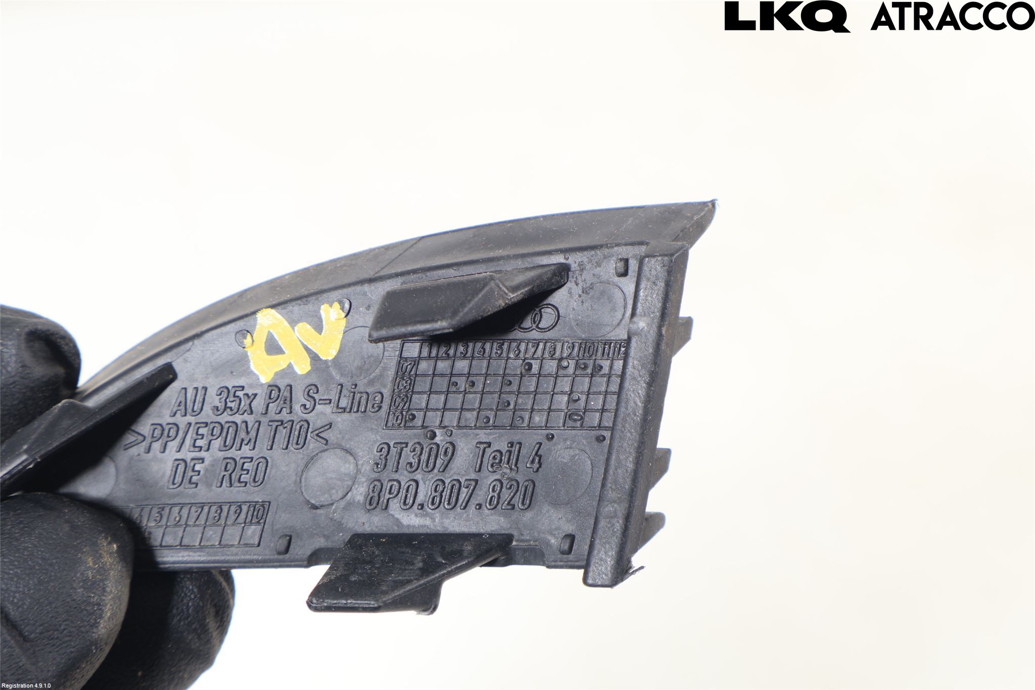 Audi A3/S3 05-13 Stötfångarlist Bak