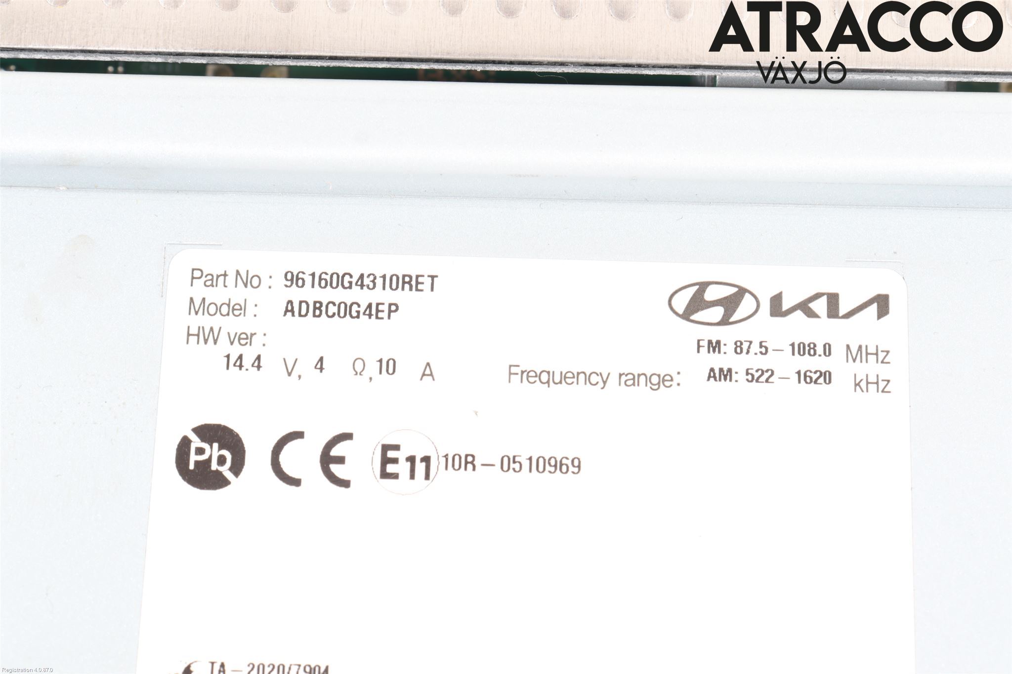 Hyundai i30 PD 17- Cd Radio - Multimediapanel