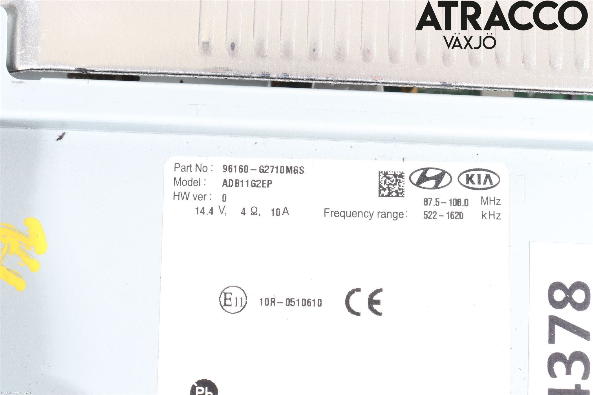 Hyundai IONIQ AE 17-22 Cd Radio - Multimediapanel