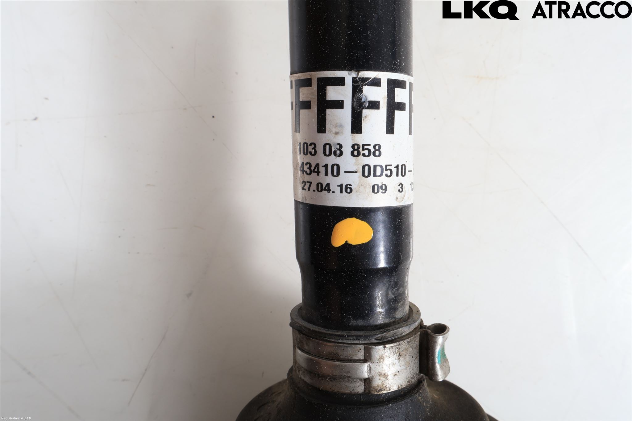 Toyota YARIS XP130 15-20 Drivaxel Fram Höger