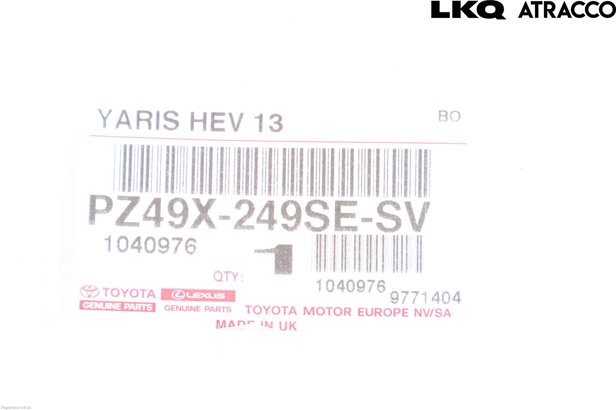 Toyota YARIS XP21 20- Instruktionsbok