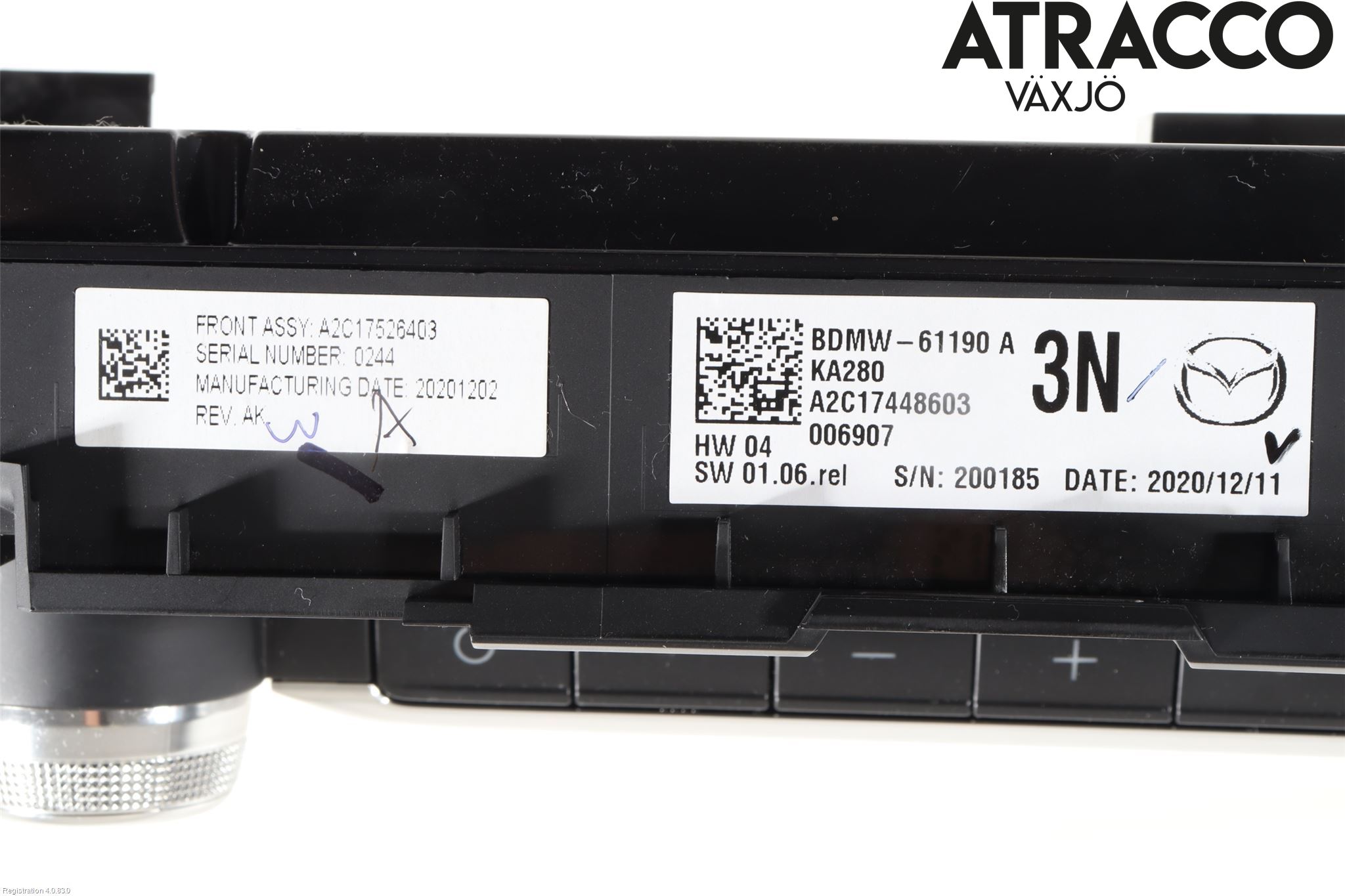 Mazda CX-30 20- Ac Styrenhet Ac Manöveren