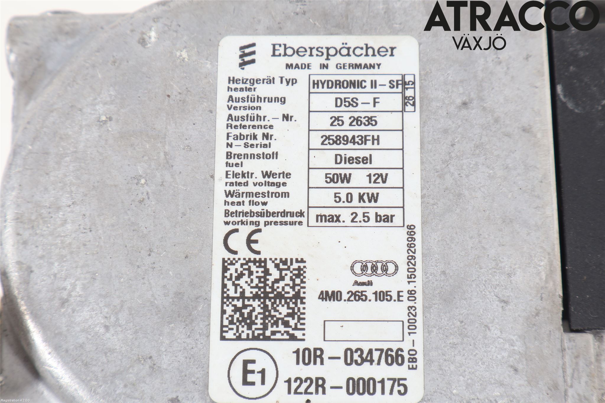 Audi Q7/SQ7 Dieselvärmare