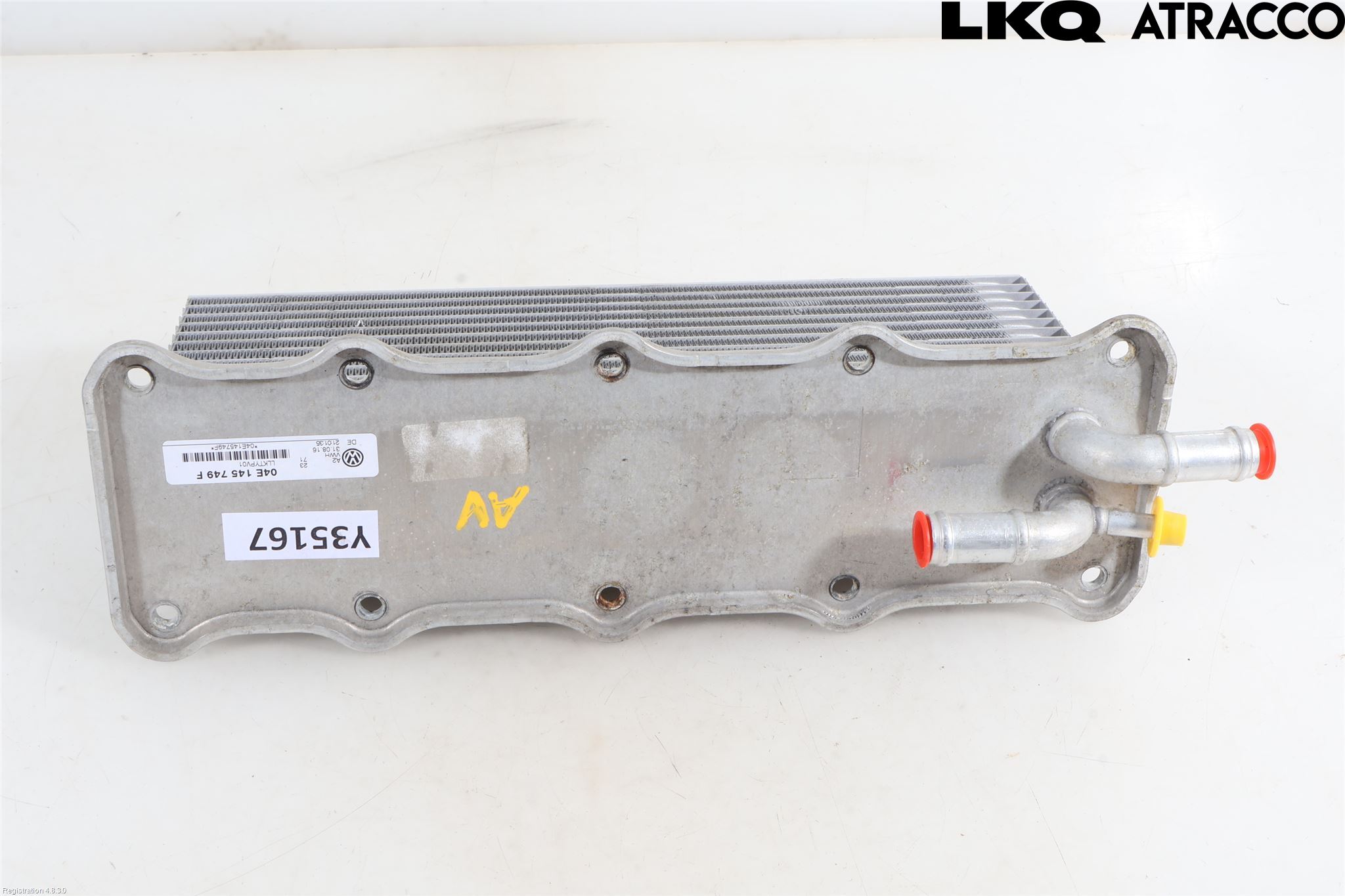 Volkswagen VW GOLF / E-GOLF VII 13-20 Laddluft-Intercooler Kyl
