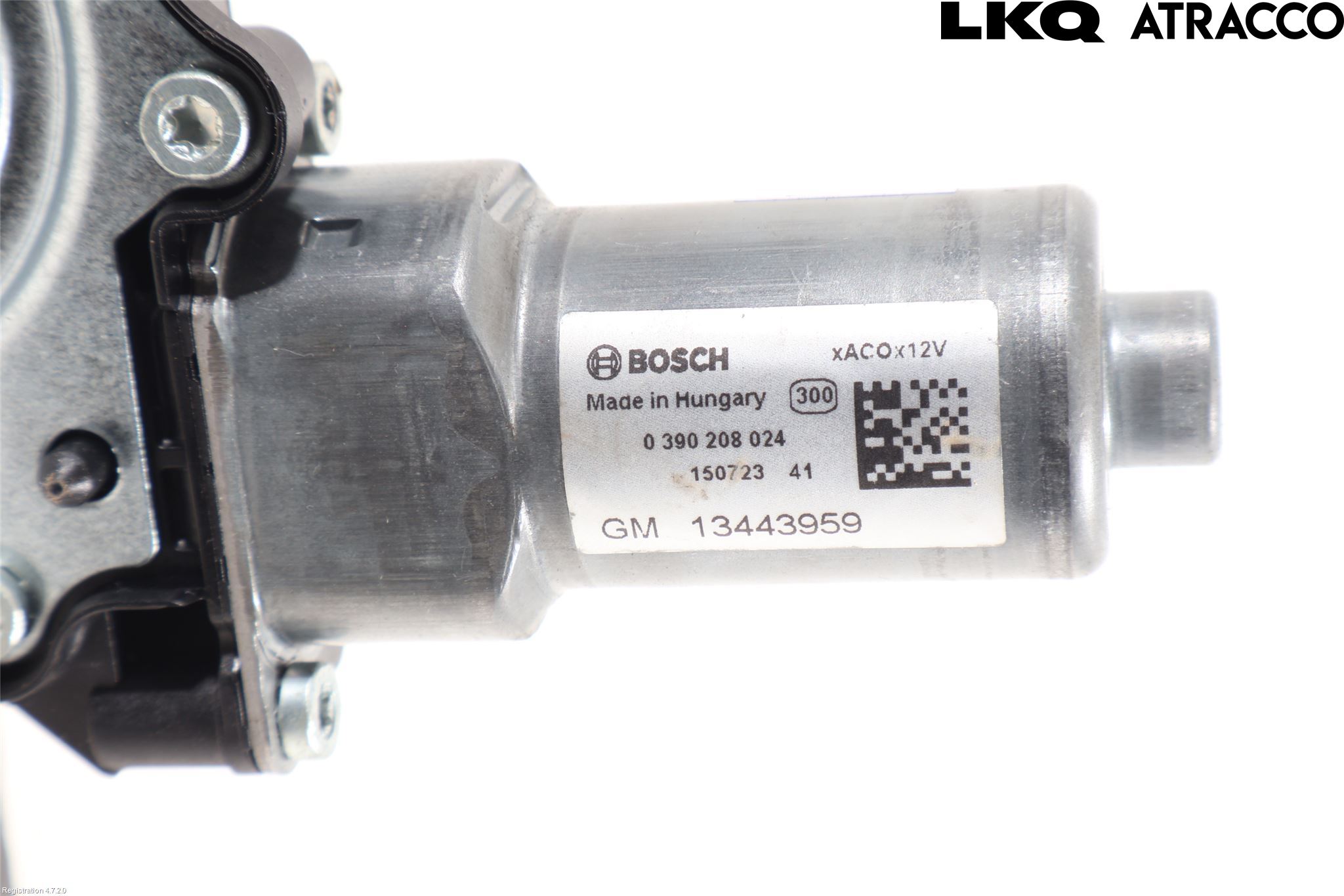 Opel CORSA E 15-19 Torkarmotor Baklucka