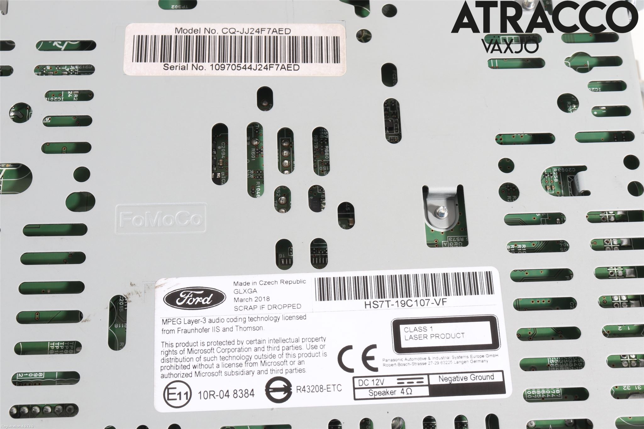 Ford MONDEO 15-22 Cd Radio - Multimediapanel