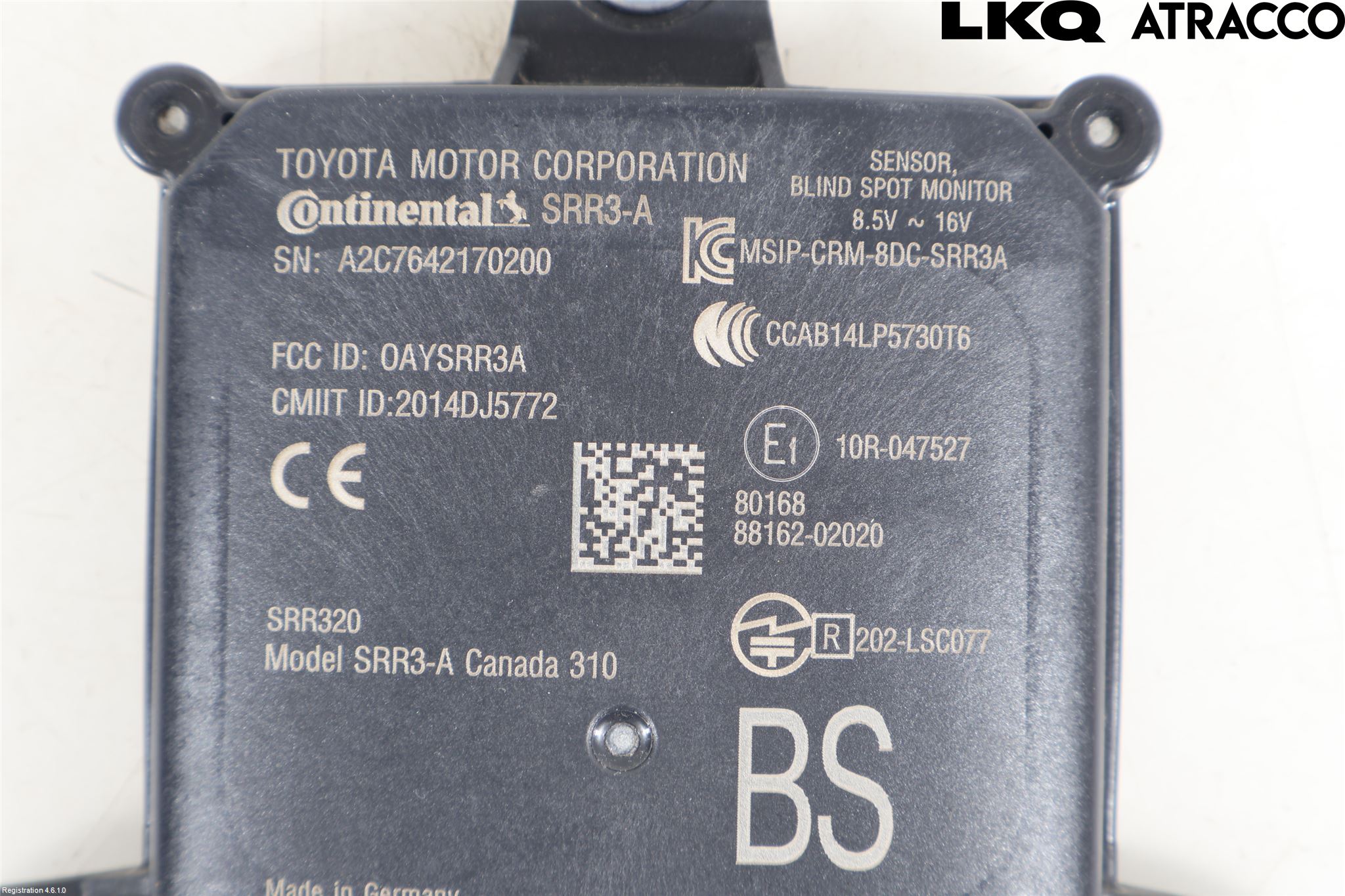 Toyota COROLLA 19- Sensor Aktivt Kollisionsskydd
