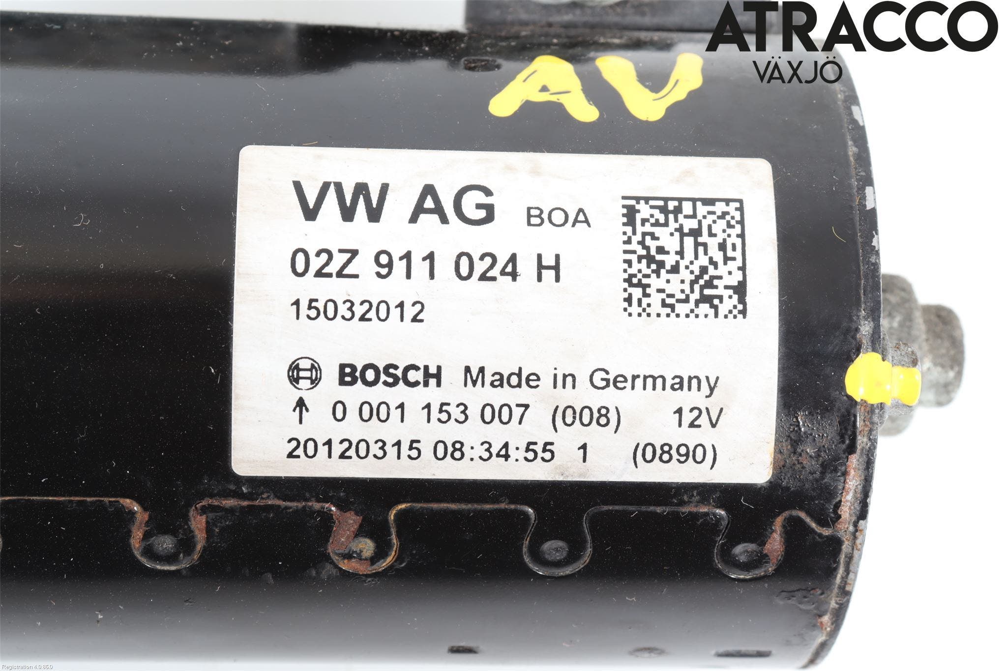 Volkswagen VW GOLF VI 09-13 Startmotor Diesel
