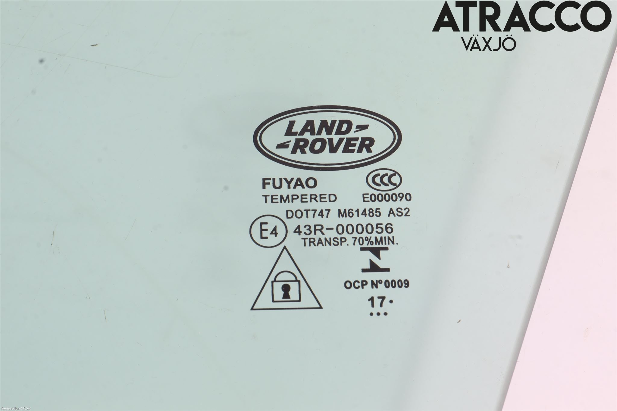 Landrover RANGE ROVER VELAR (L560) 17- Dörruta Fram Vänster