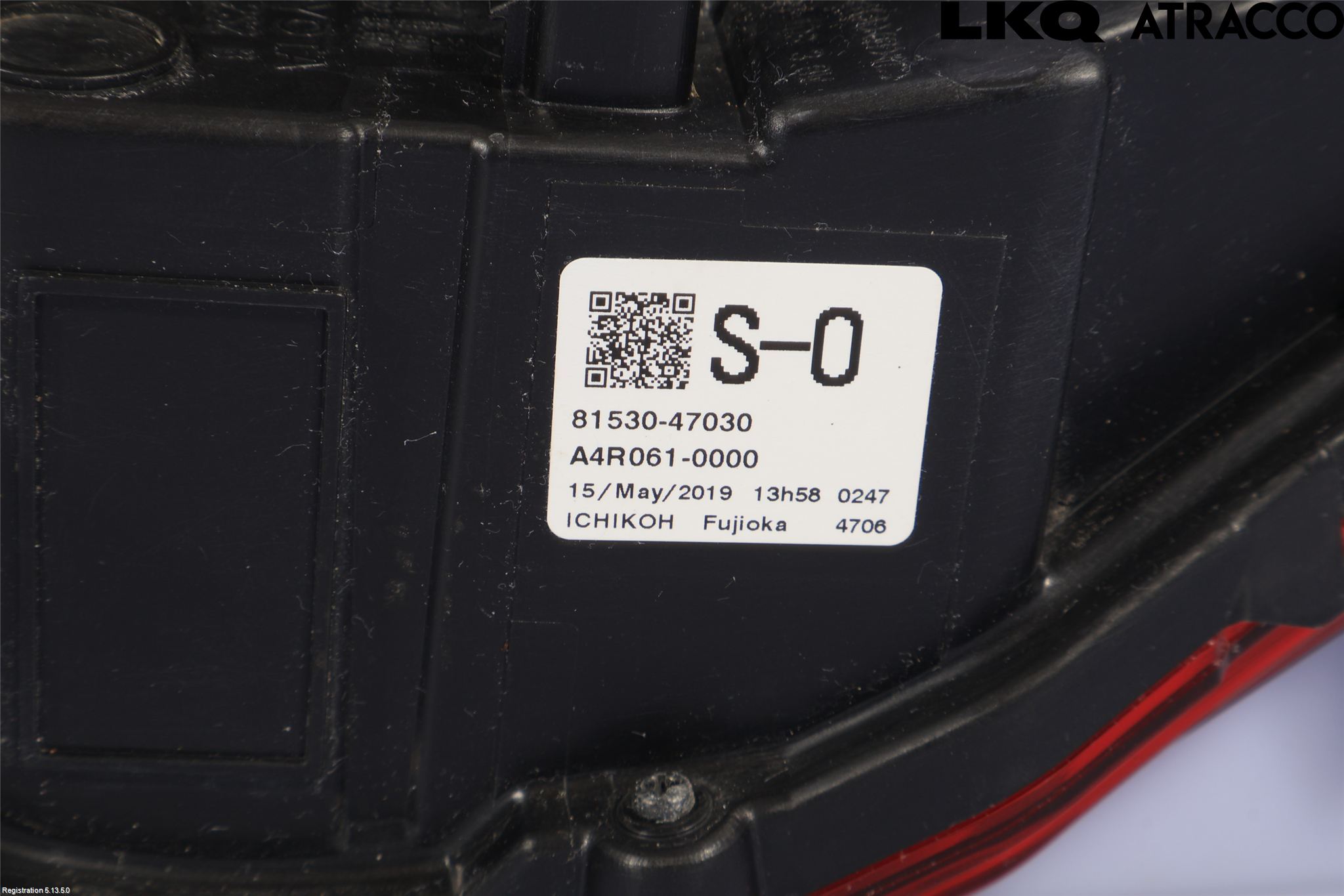 Toyota PRIUS (ZVW50) 16-21 Blinkers Bak Kompl Hö