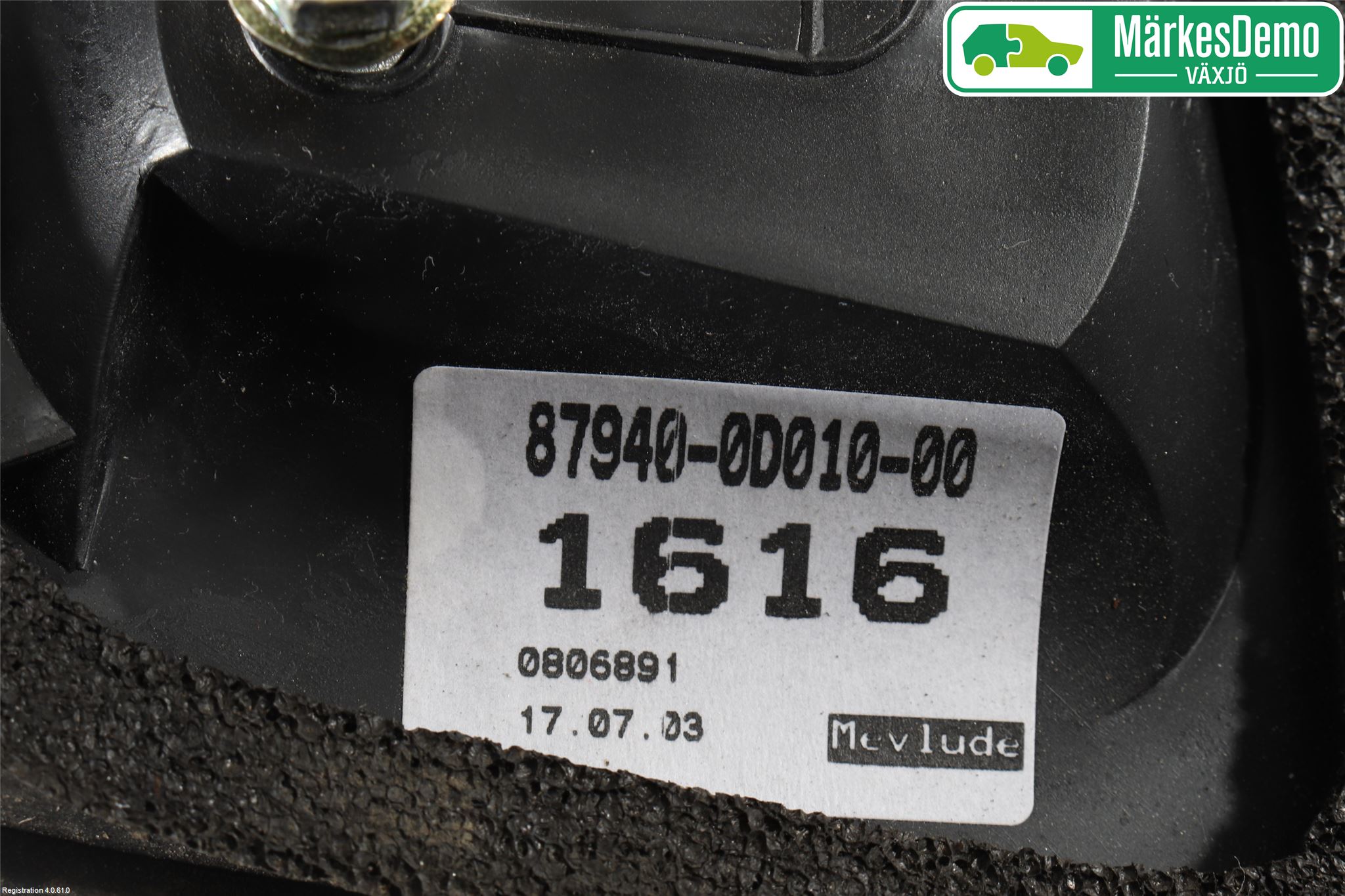 Toyota YARIS P1 03-05 Spegel Yttre Justerbar Vä
