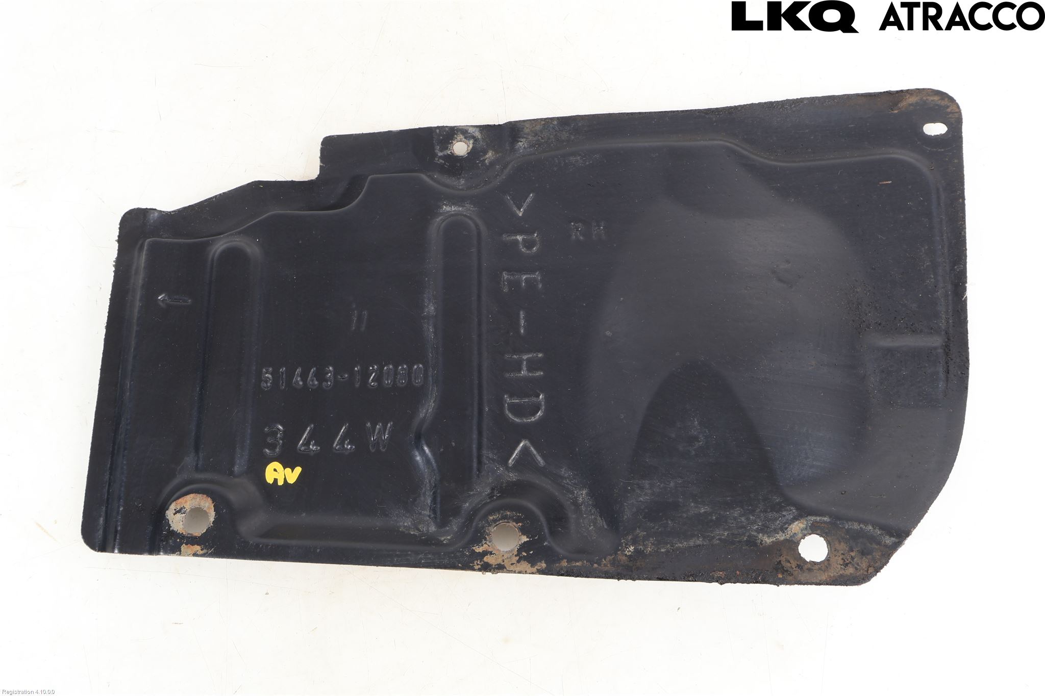 Toyota PRIUS ZVW30 09-20 Hasplåt Plåt-Plast