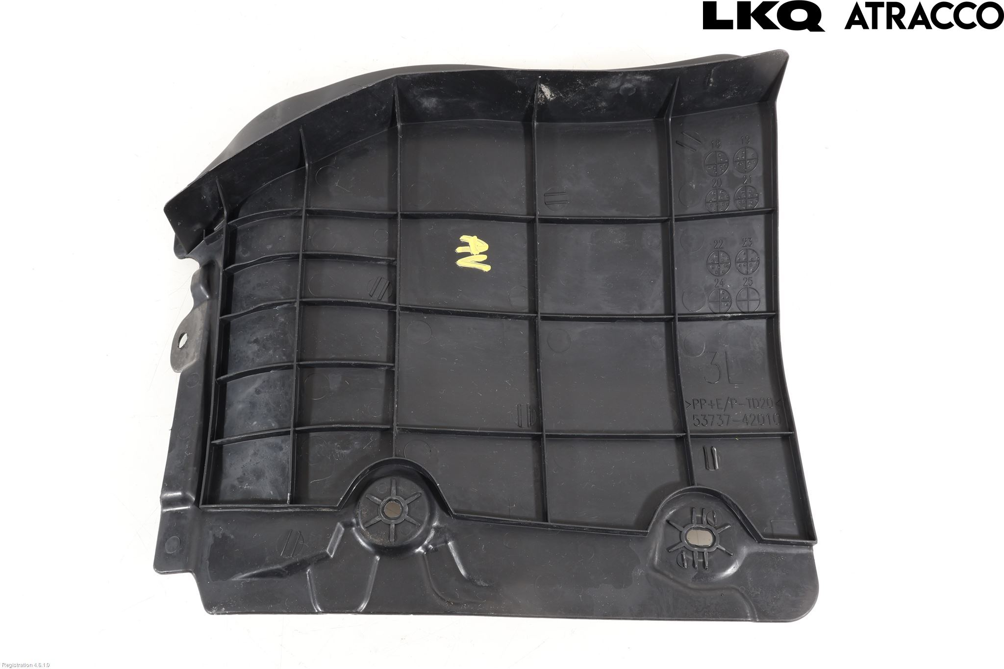 Toyota RAV4 19- Hasplåt Plåt-Plast