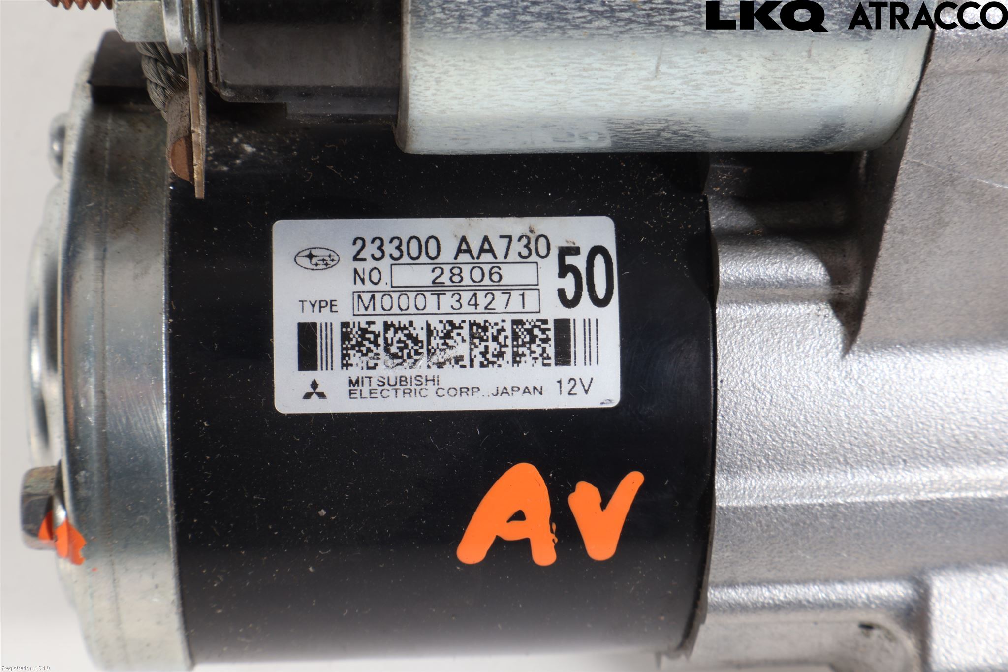 Toyota GT86 12- Startmotor