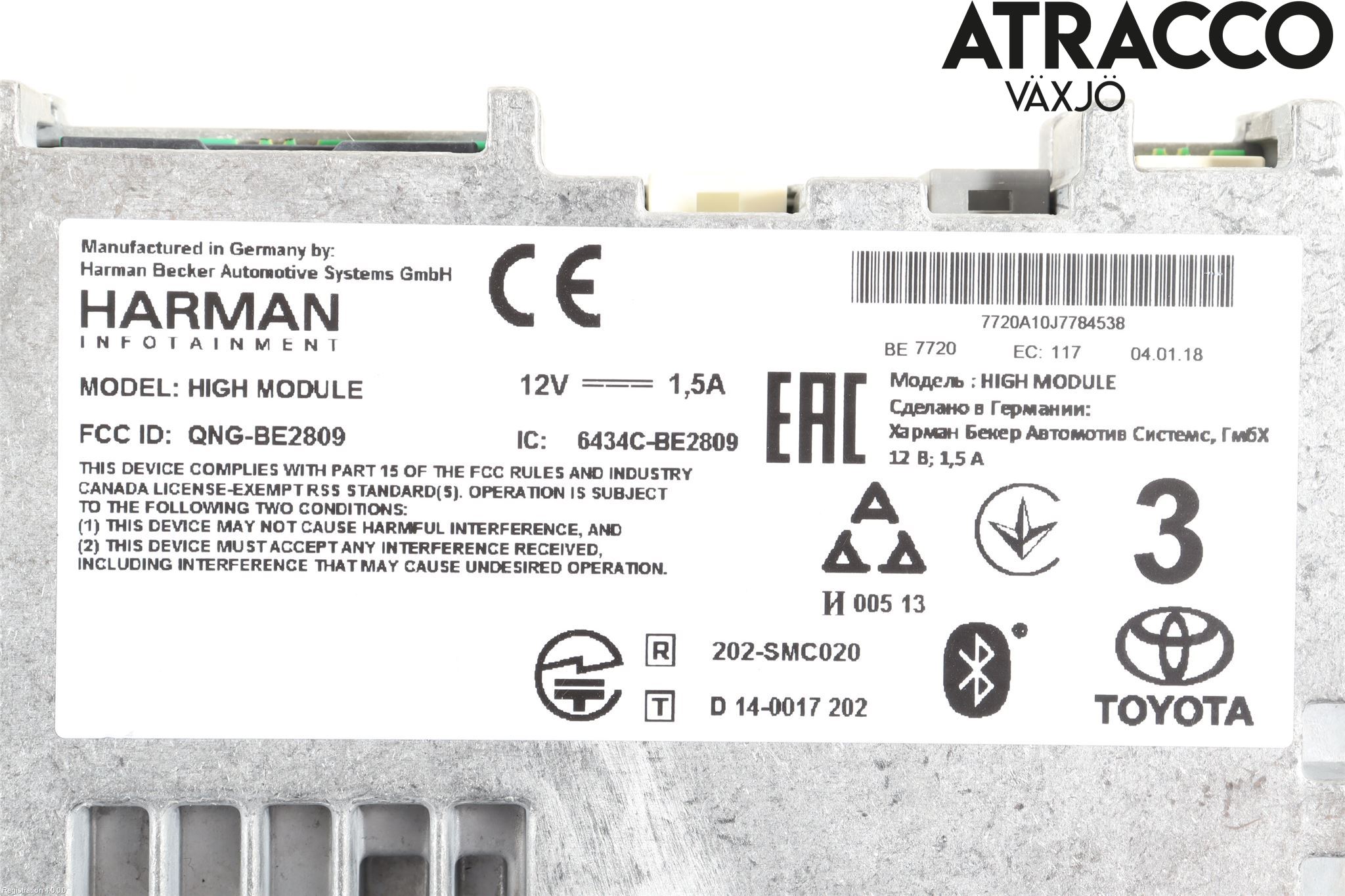 Toyota PRIUS (ZVW50) 16-21 Cd Radio - Multimediapanel