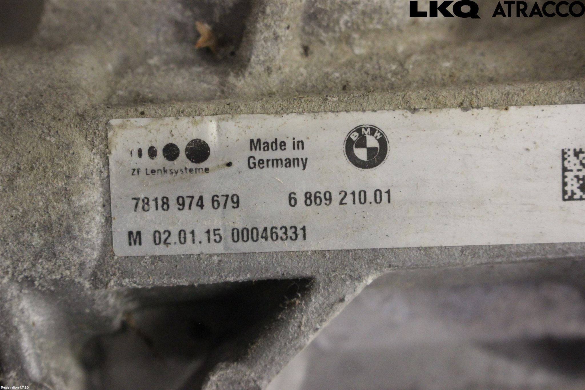 BMW 5 F10/F11/F18 09-17 Styrväxel-Snäcka Elektrisk