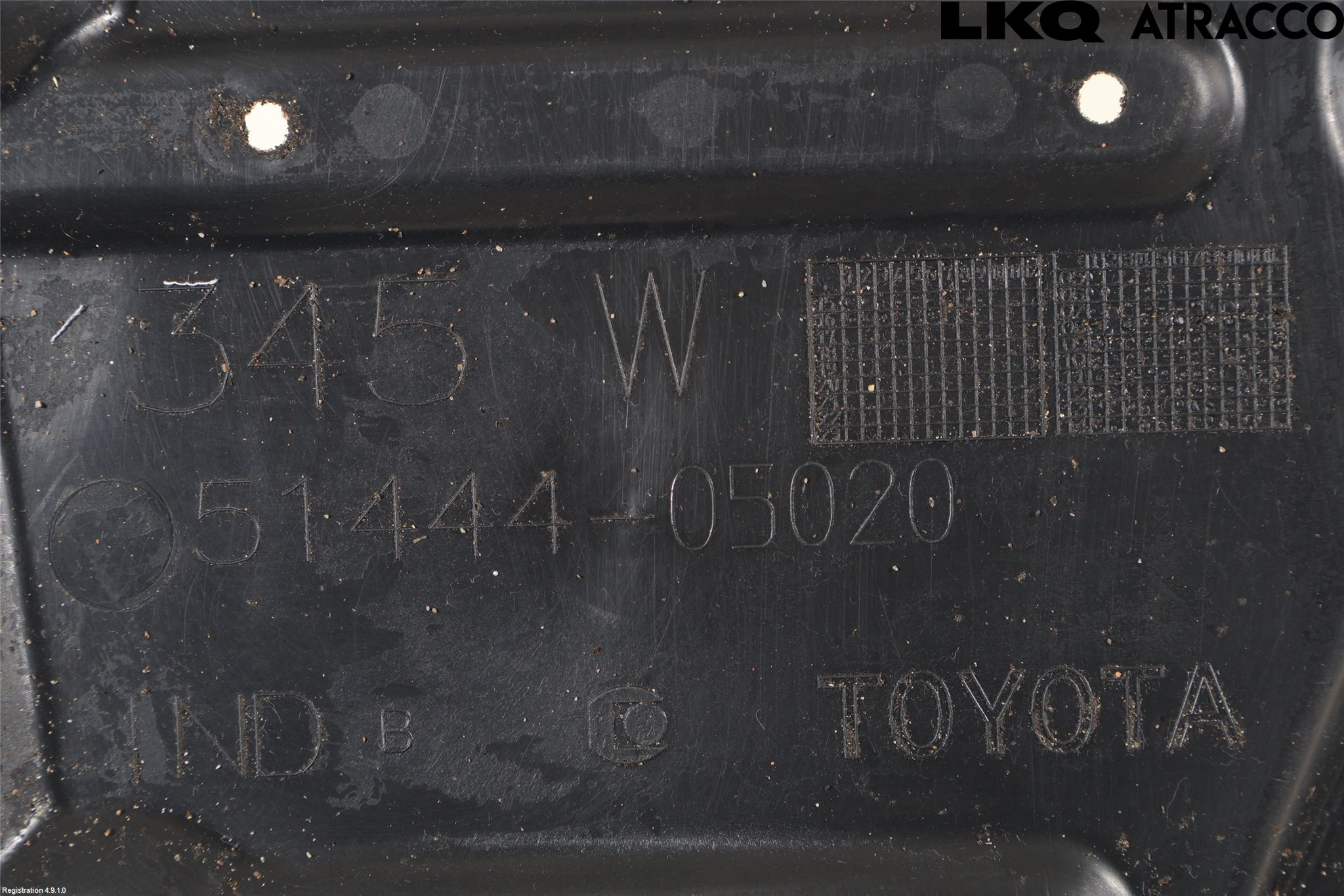 Toyota AURIS 13-19 Hasplåt Plåt-Plast