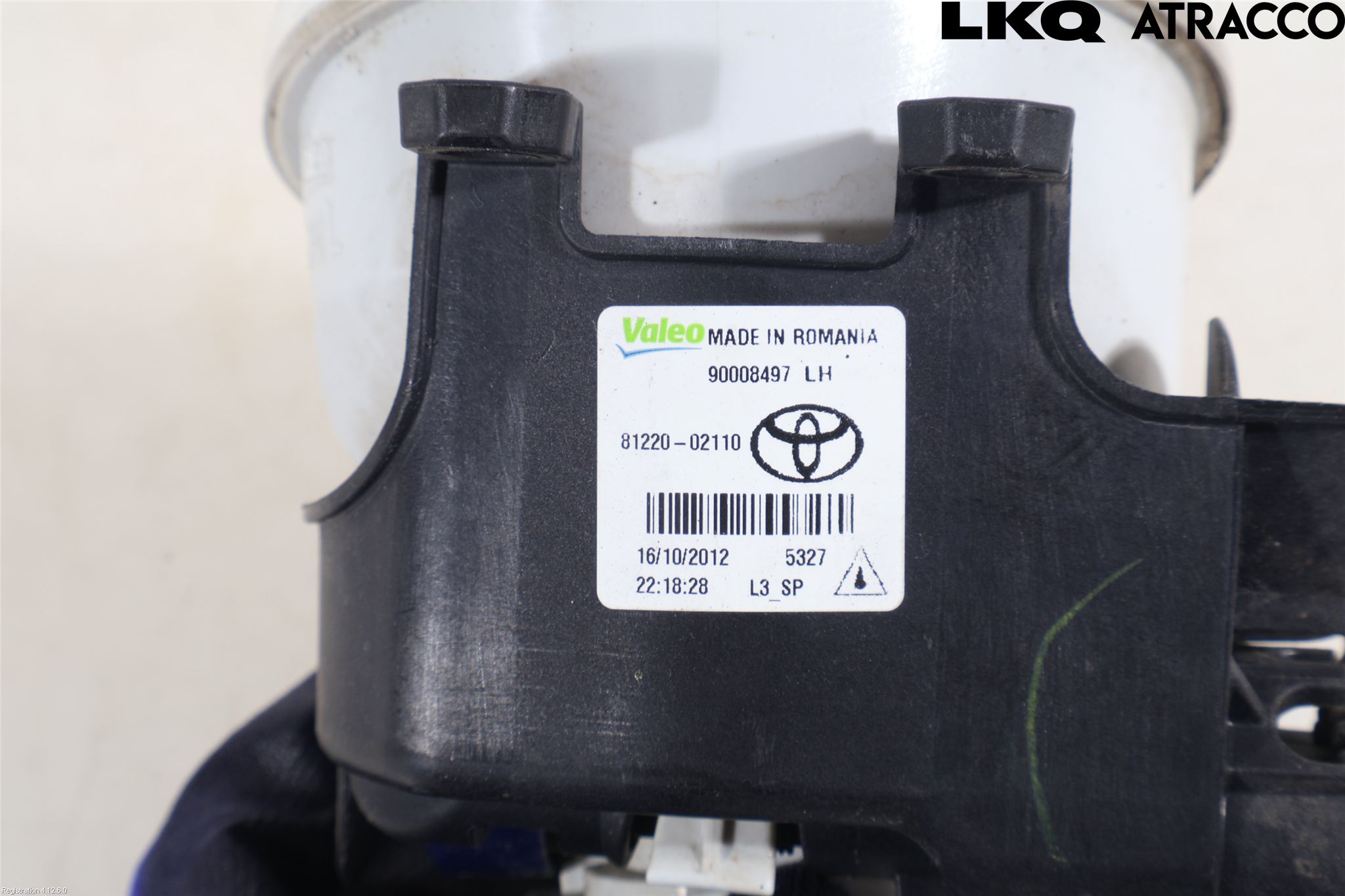 Toyota AVENSIS 09-15 Dimljus-Varselljus Fram