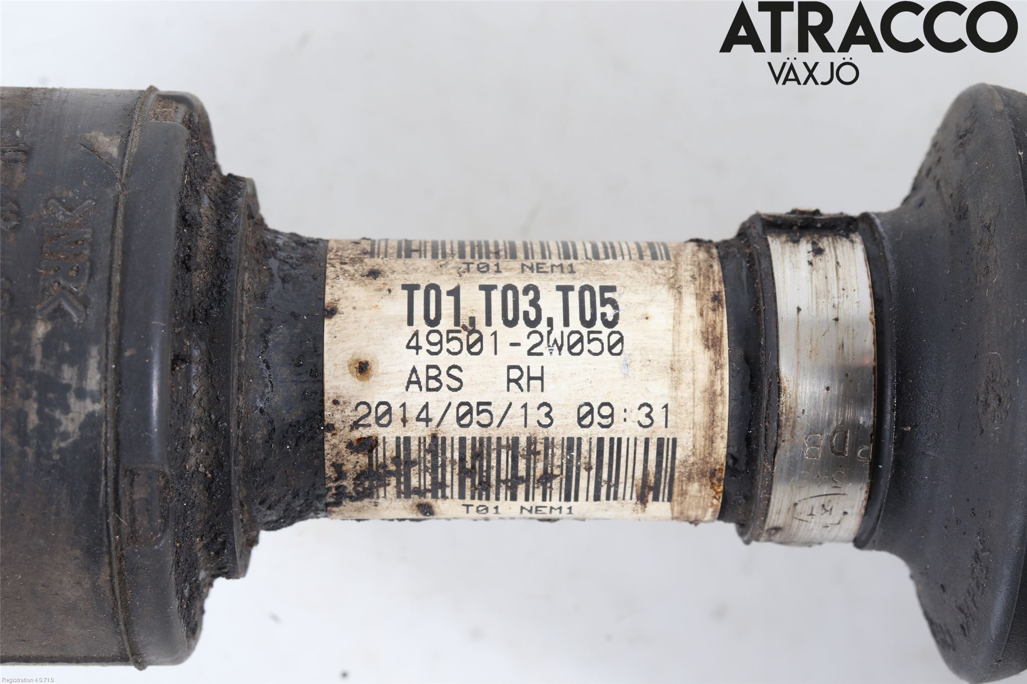 Hyundai SANTA FE 13-18 Drivaxel Fram Höger