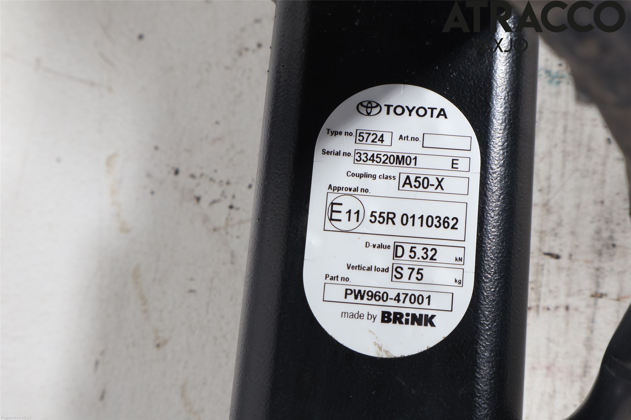 Toyota PRIUS (ZVW50) 16-21 Dragkrok