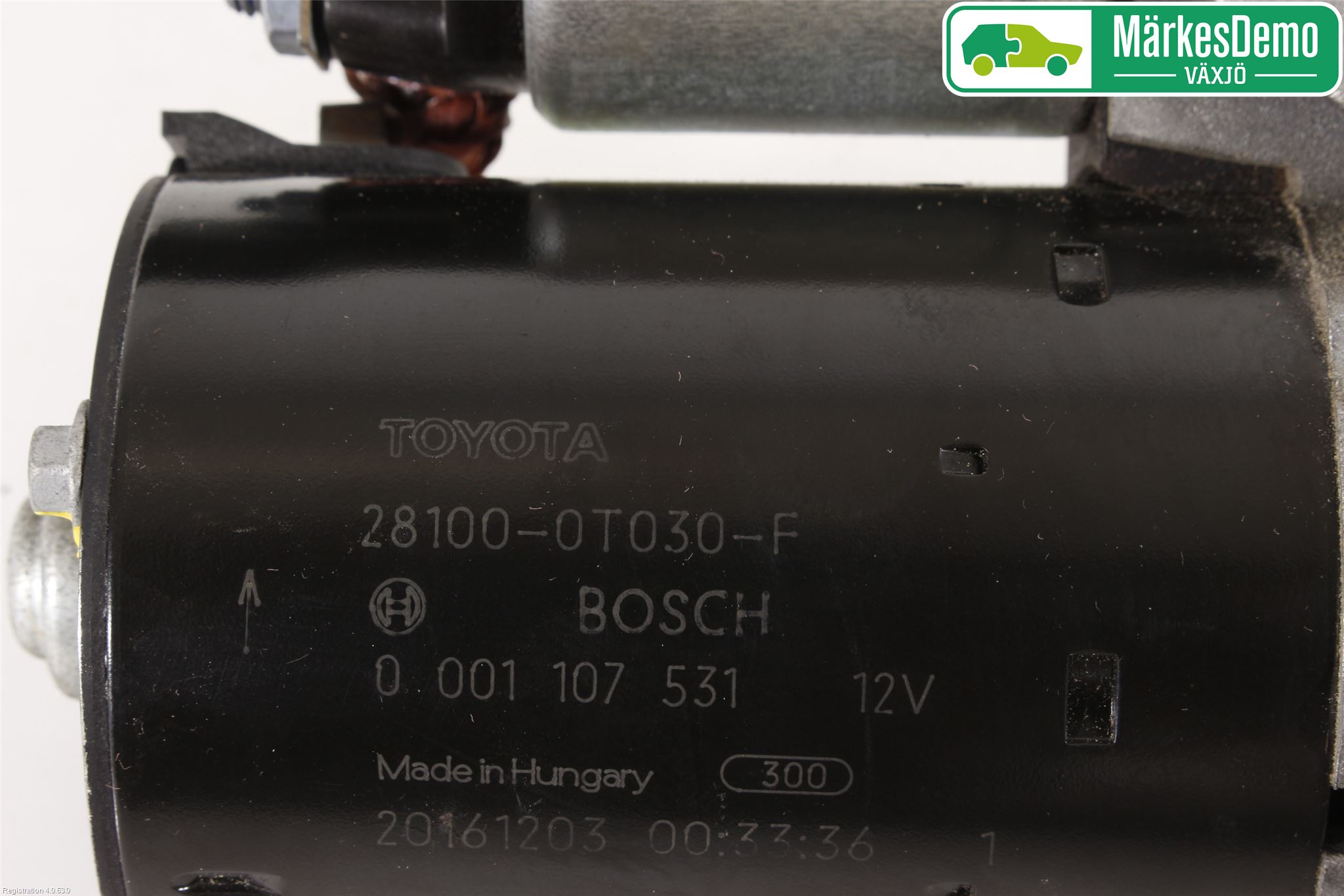 Toyota AURIS 13-19 Startmotor