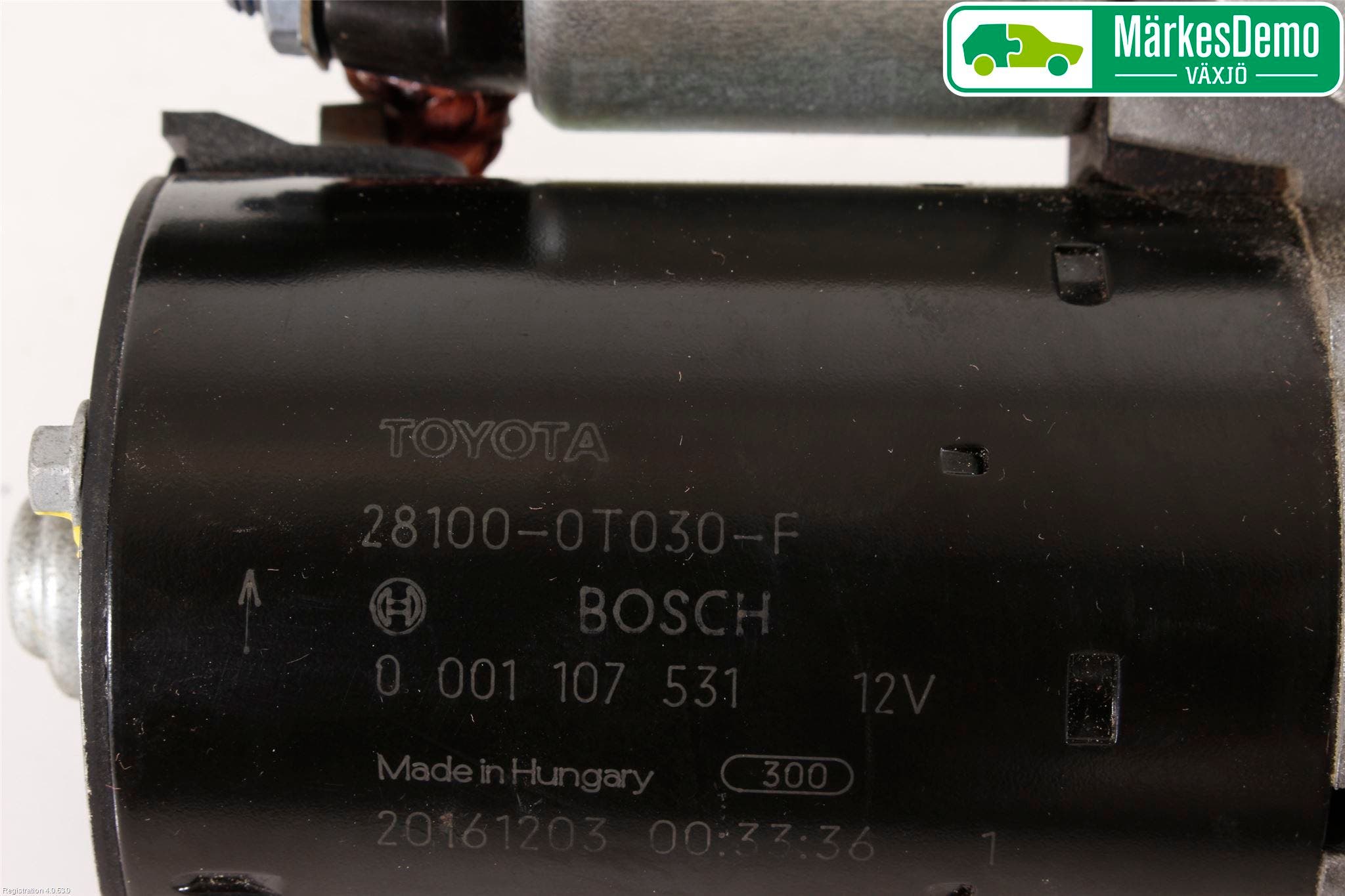 Toyota AURIS 13-19 Startmotor