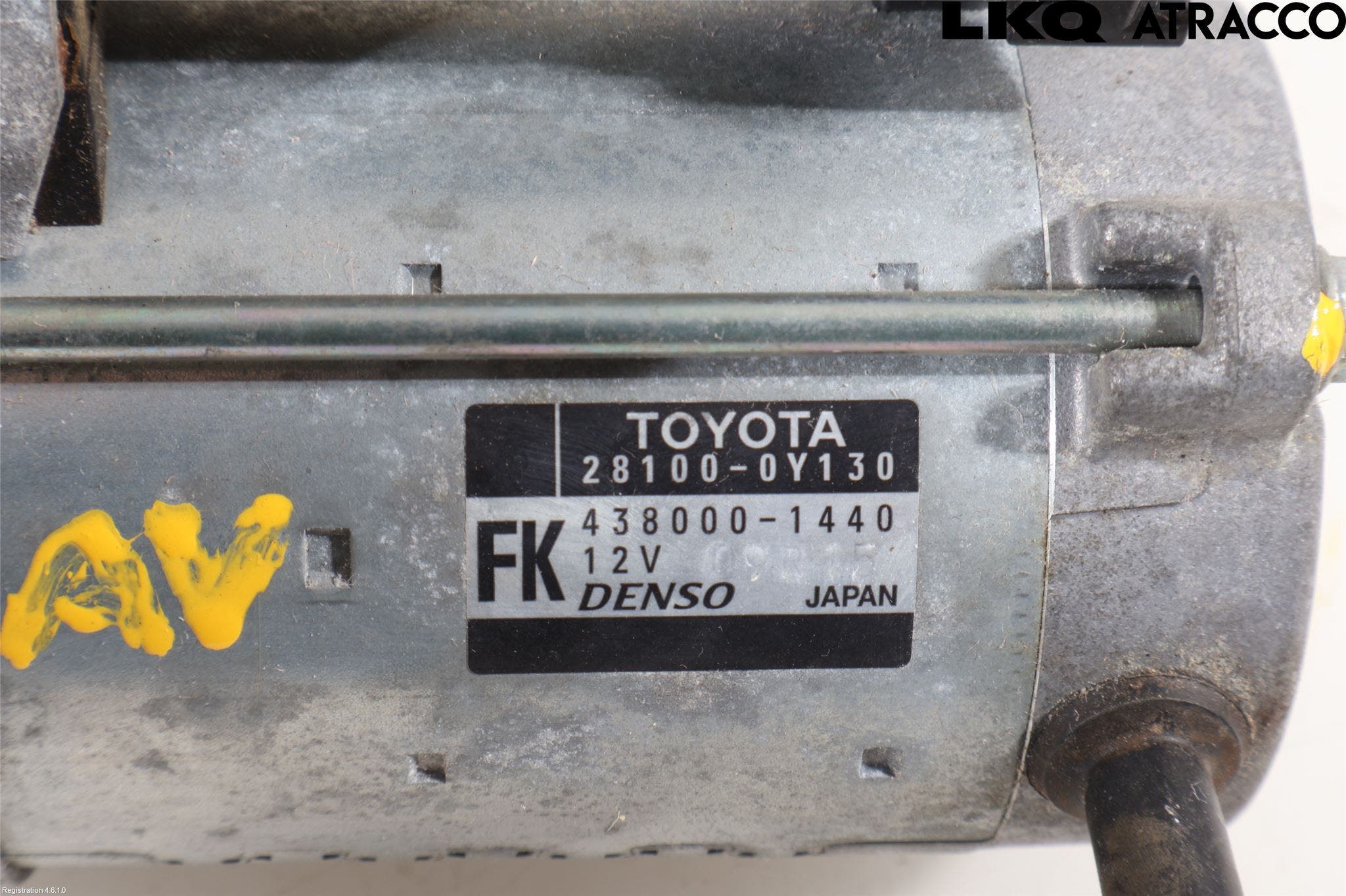 Toyota YARIS XP130 15-20 Startmotor