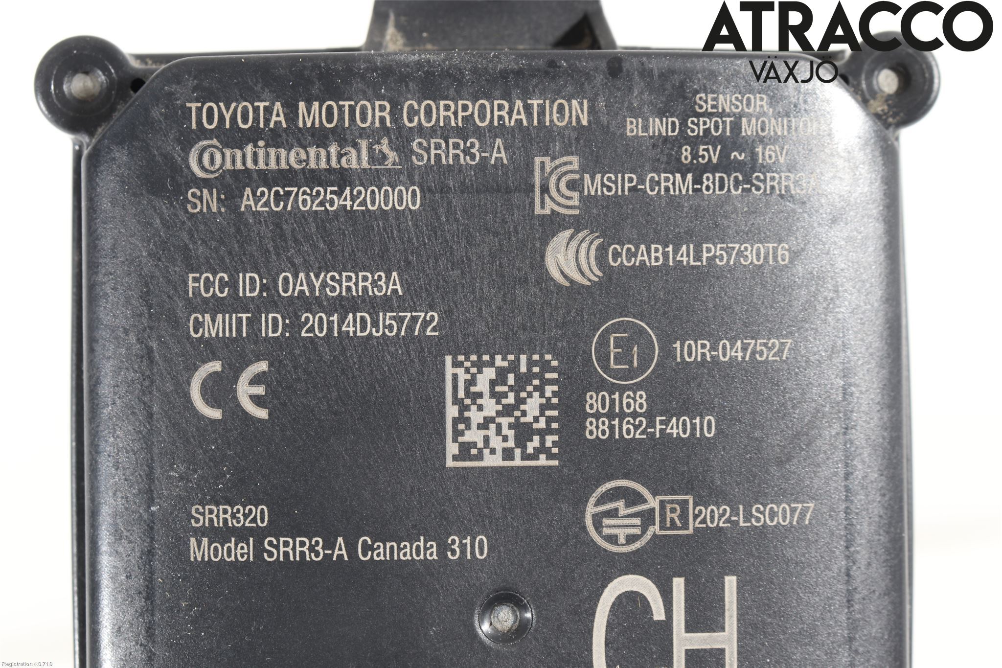 Toyota C-HR 16-23 Sensor Aktivt Kollisionsskydd